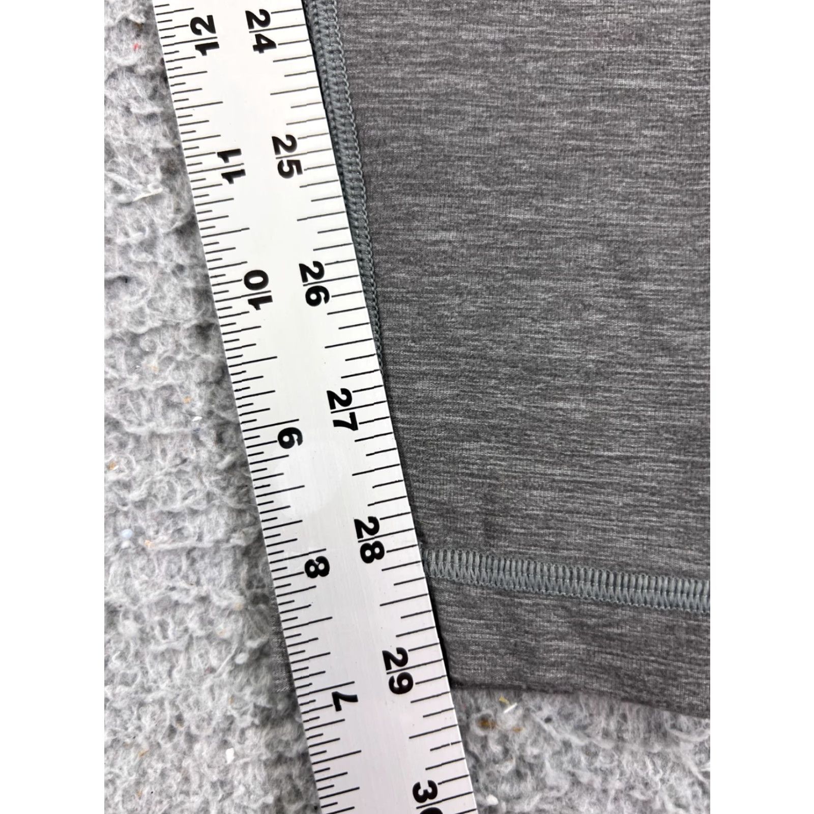 Lululemon Lululemon Pants Womens 6 Gray 29" Skinny Straight Activewear Running Yoga Zip Pockets Pull On Size 28" / US 6 / IT 42 - 7 Thumbnail