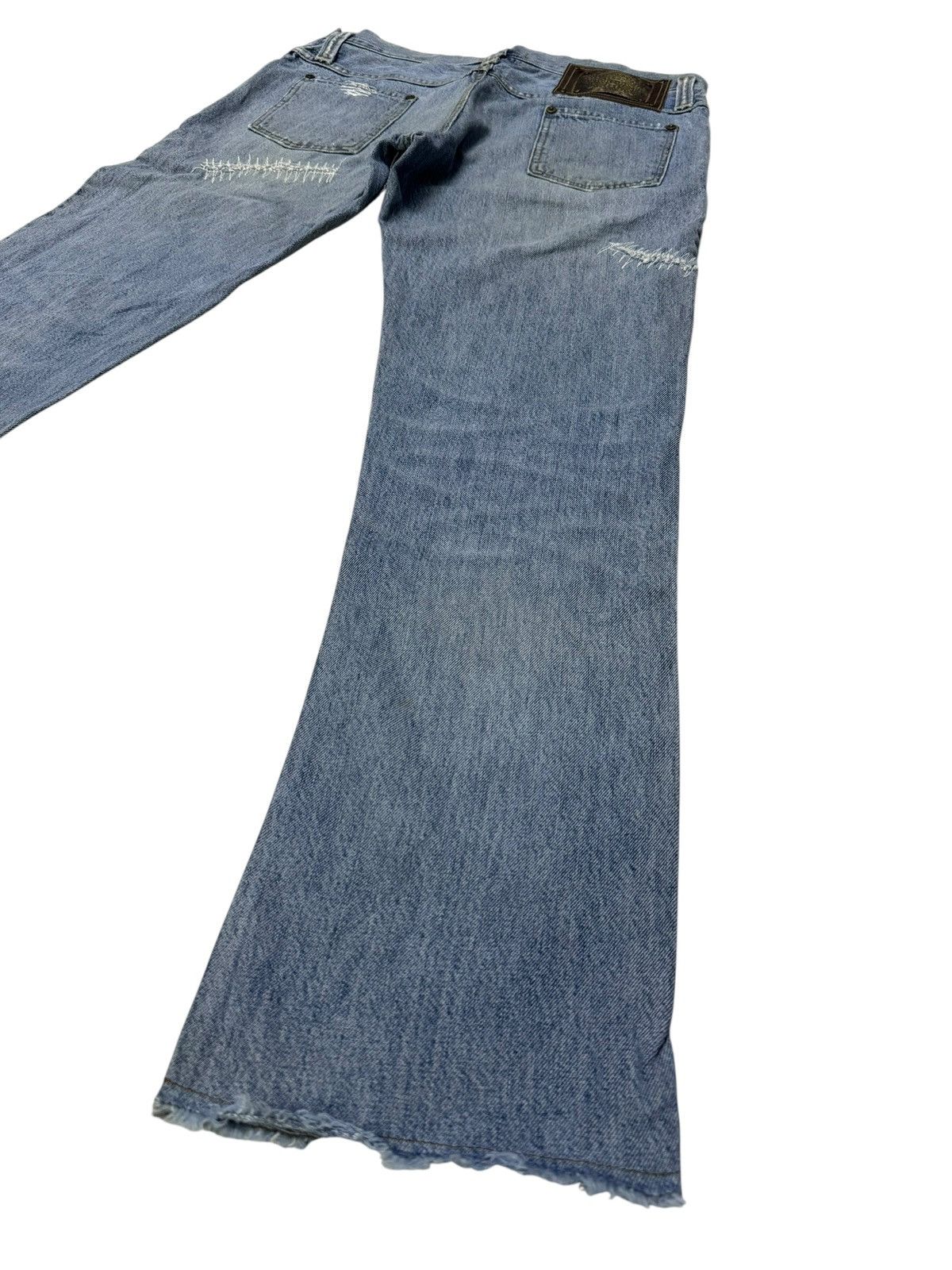 Dolce & Gabbana Flared Jeans Dolce & Gabbana Distressed Boot Cut Denim Size US 33 - 18 Thumbnail