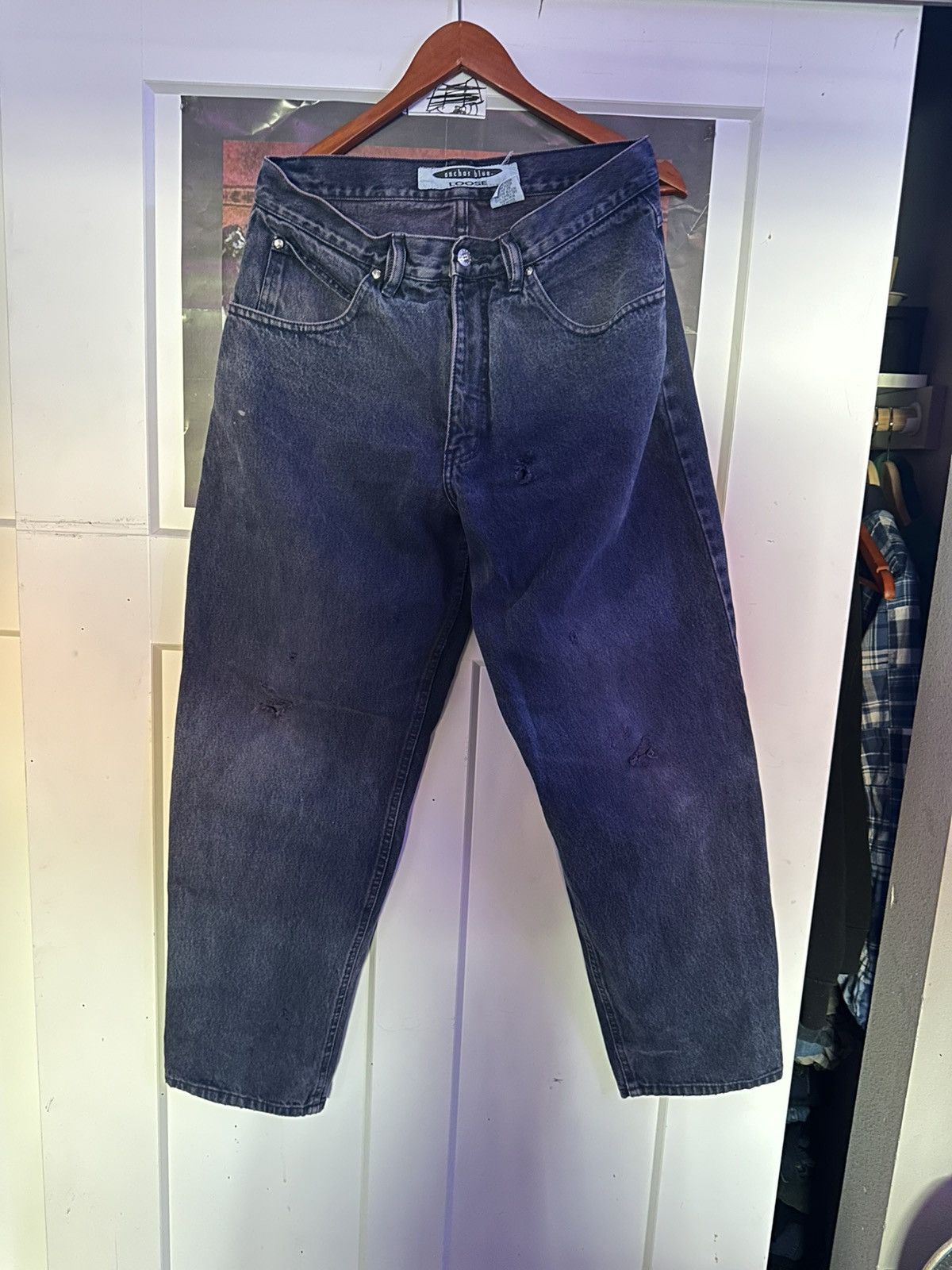 Anchor Blue Vintage loose fit anchor blue jeans Size US 34 / EU 50 - 5 Thumbnail