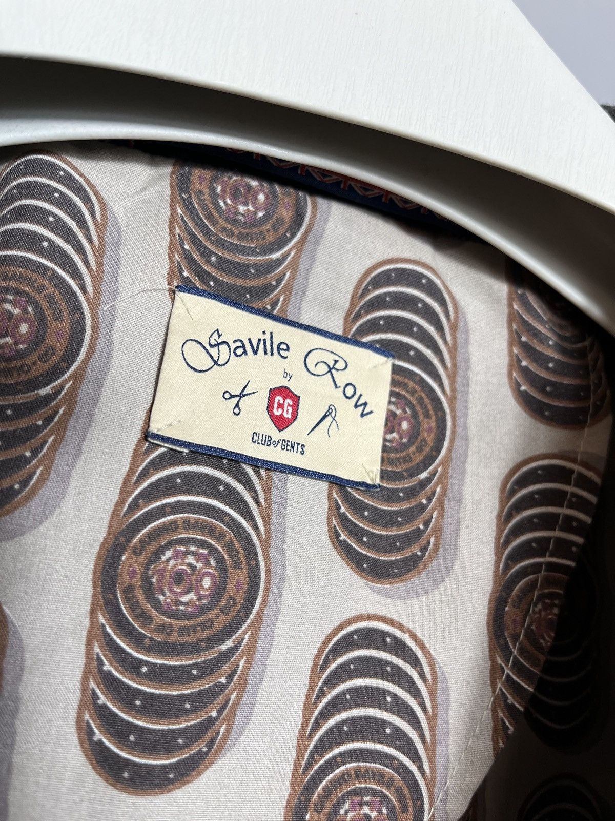 Designer × Savile Row Savile Row Club of Gents Sakko Lanificio Roma Slim Jacket Size 44R - 5 Thumbnail