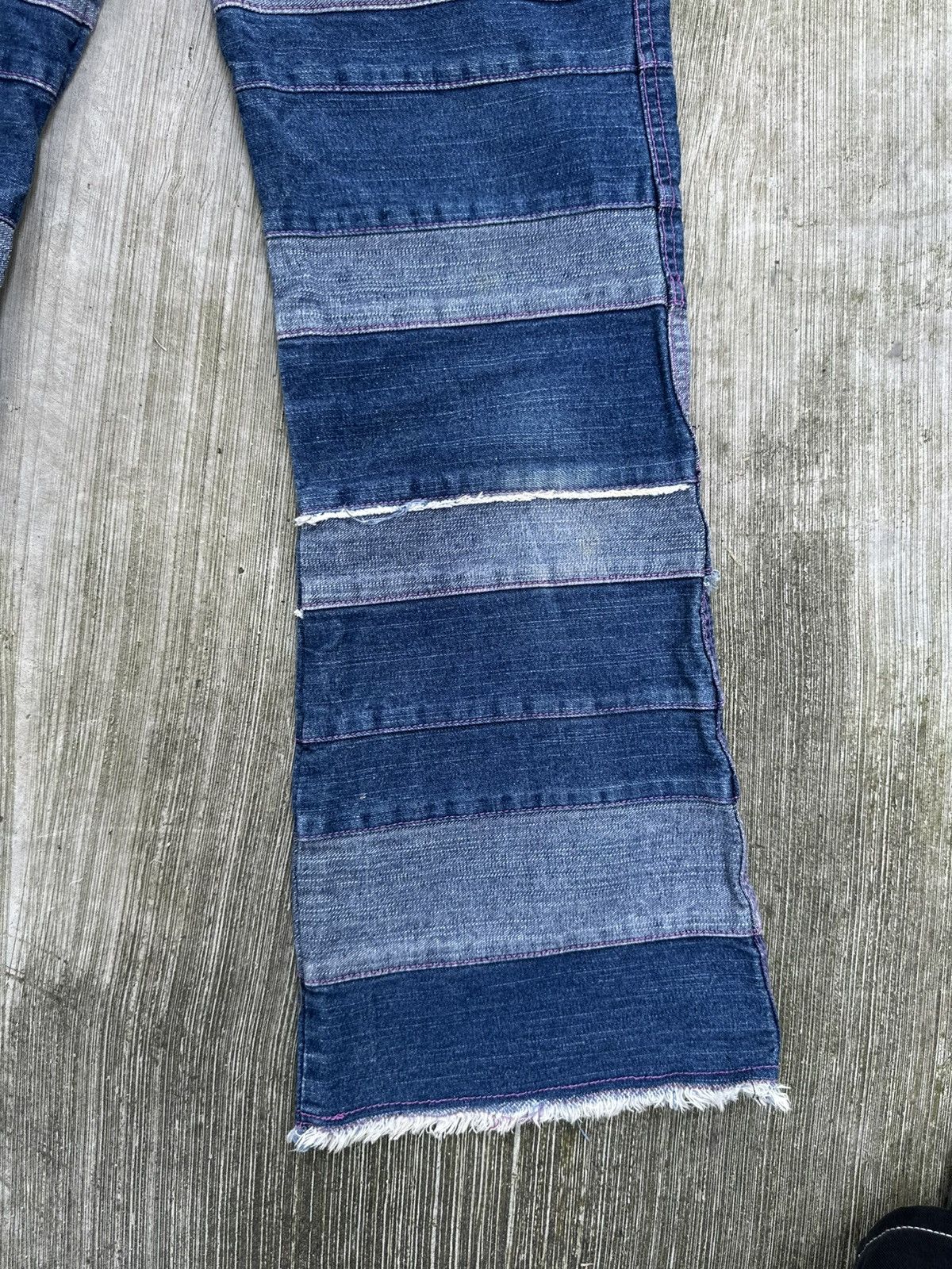 If Six Was Nine × Japanese Brand × Le Grande Bleu (L.G.B.) Inspired Kinky Hysteric Glamour Denim Jeans Size 26" / US 2 / IT 38 - 8 Thumbnail