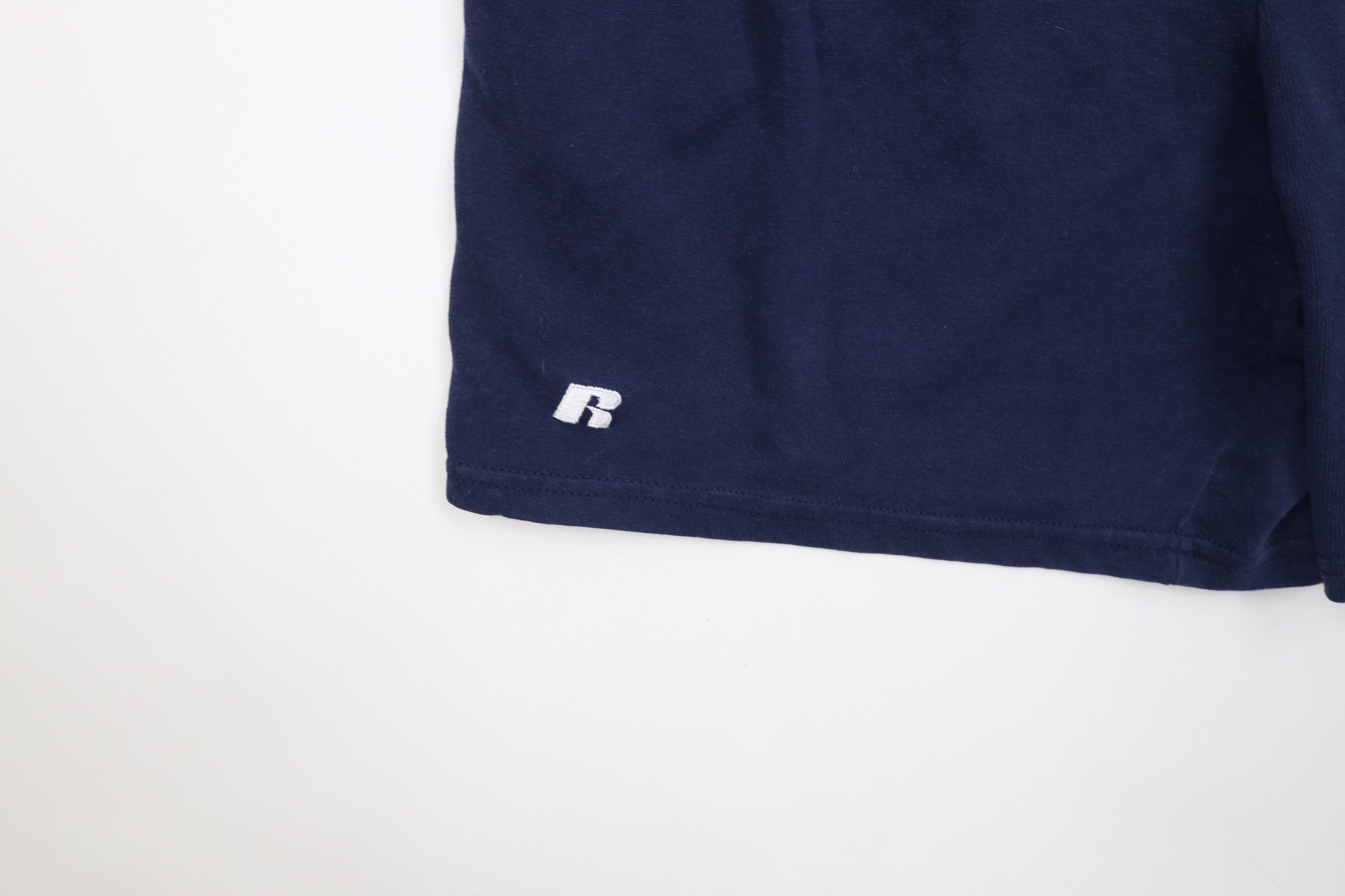 Russell Athletic Vintage 90s Y2K Russell Athletic Knee Dad Shorts Navy Blue Size US 36 / EU 52 - 5 Thumbnail