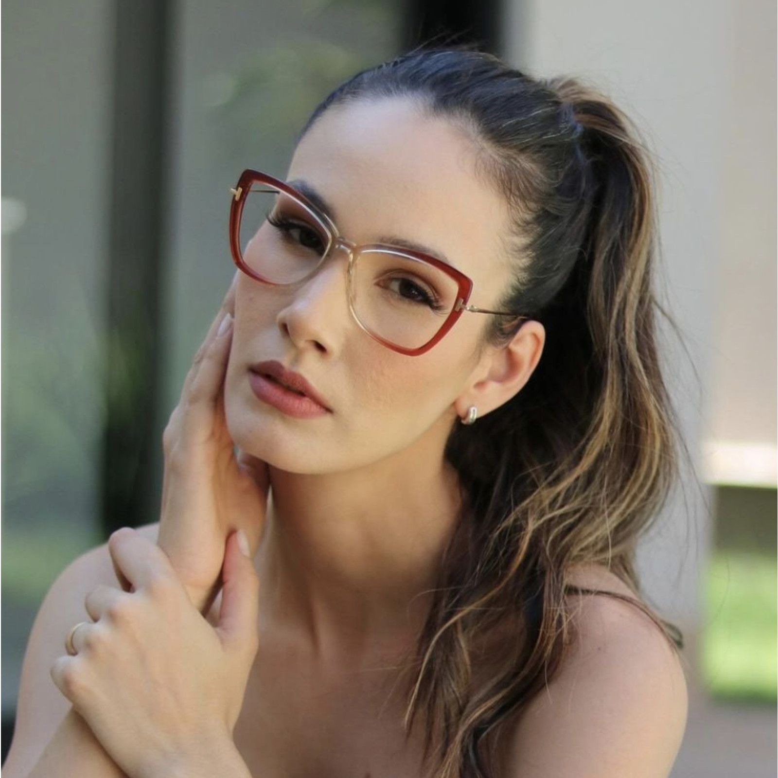 Tom Ford NEW Tom Ford FT5882-B-044-55 55mm 100%(889214416063-KBA) Size ONE SIZE - 8 Thumbnail
