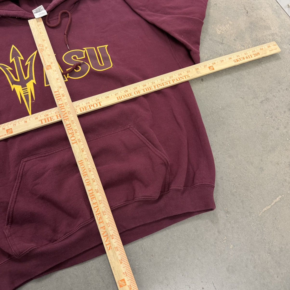 Gildan Arizona State Sun Devils ASU Hoodie Maroon Graphic Pullover Size US XL / EU 56 / 4 - 4 Thumbnail