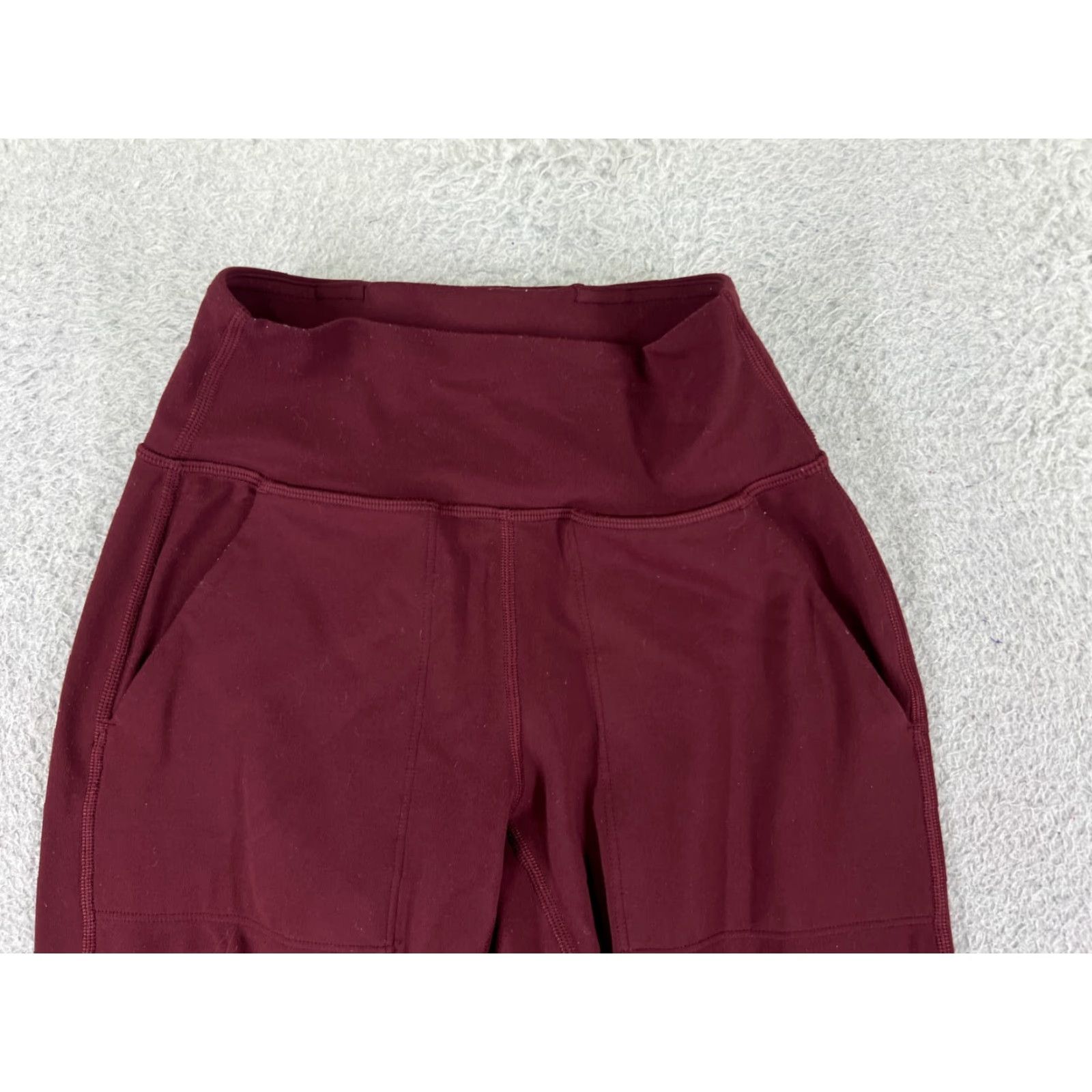 Lululemon Lululemon Align Jogger Pants Womens 0 Red Zip Pocket Athletic Yoga Wearing Size 25" / US 0 / IT 36 - 4 Thumbnail