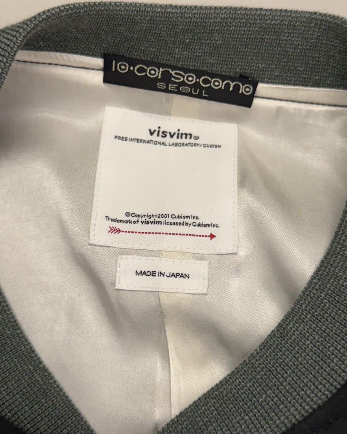 Visvim Visvim VSM Varsity Jacket Black/Ivory Size 4 Size US XL / EU 56 / 4 - 4 Thumbnail