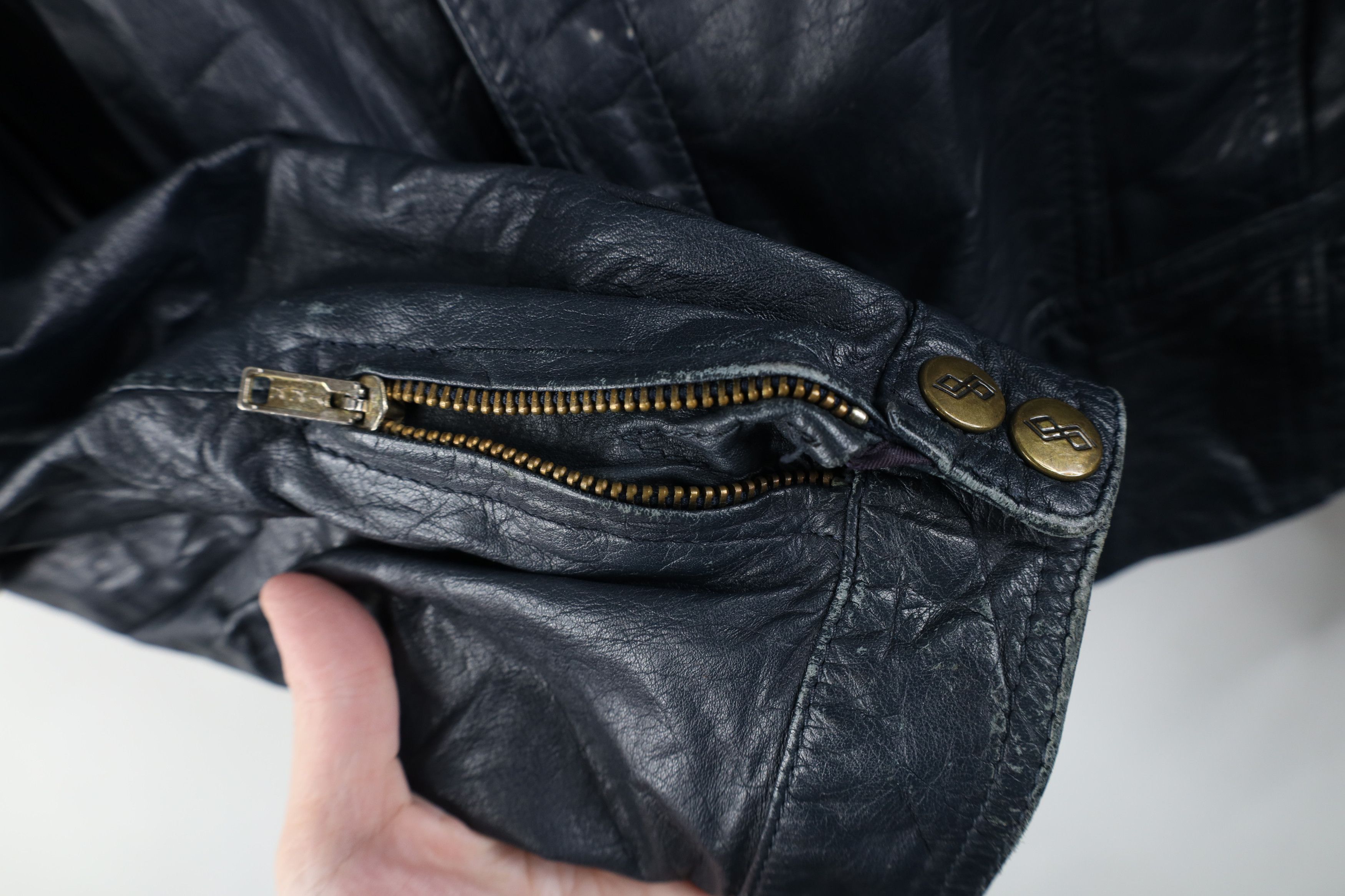 Vintage Vintage 80s 90s Streetwear Leather Buckle Strap Jacket Size M / US 6-8 / IT 42-44 - 8 Thumbnail