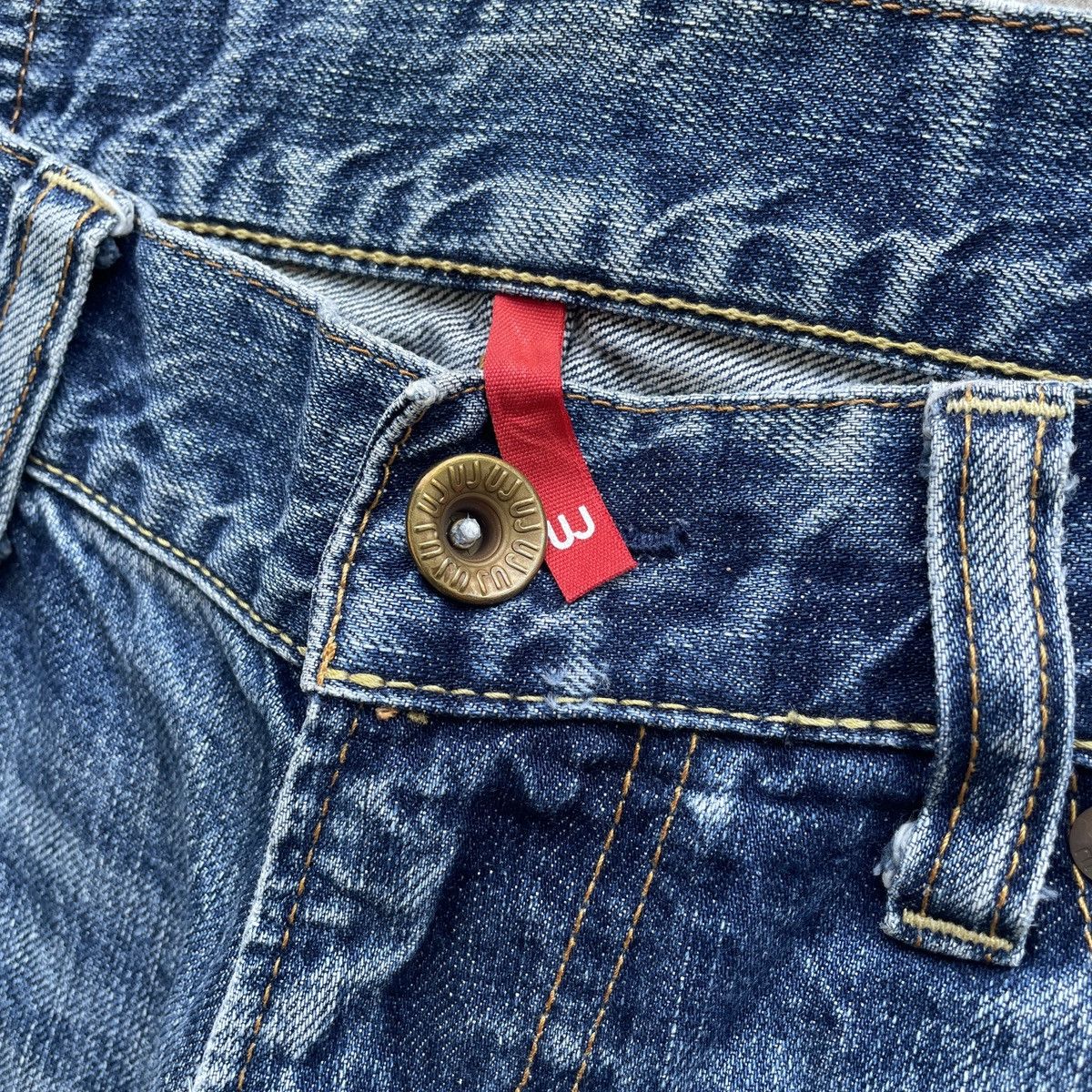 Japanese Brand W32💥 Vintage Distressed Japanese Jeans Faded Denim Pants Size US 32 / EU 48 - 6 Thumbnail