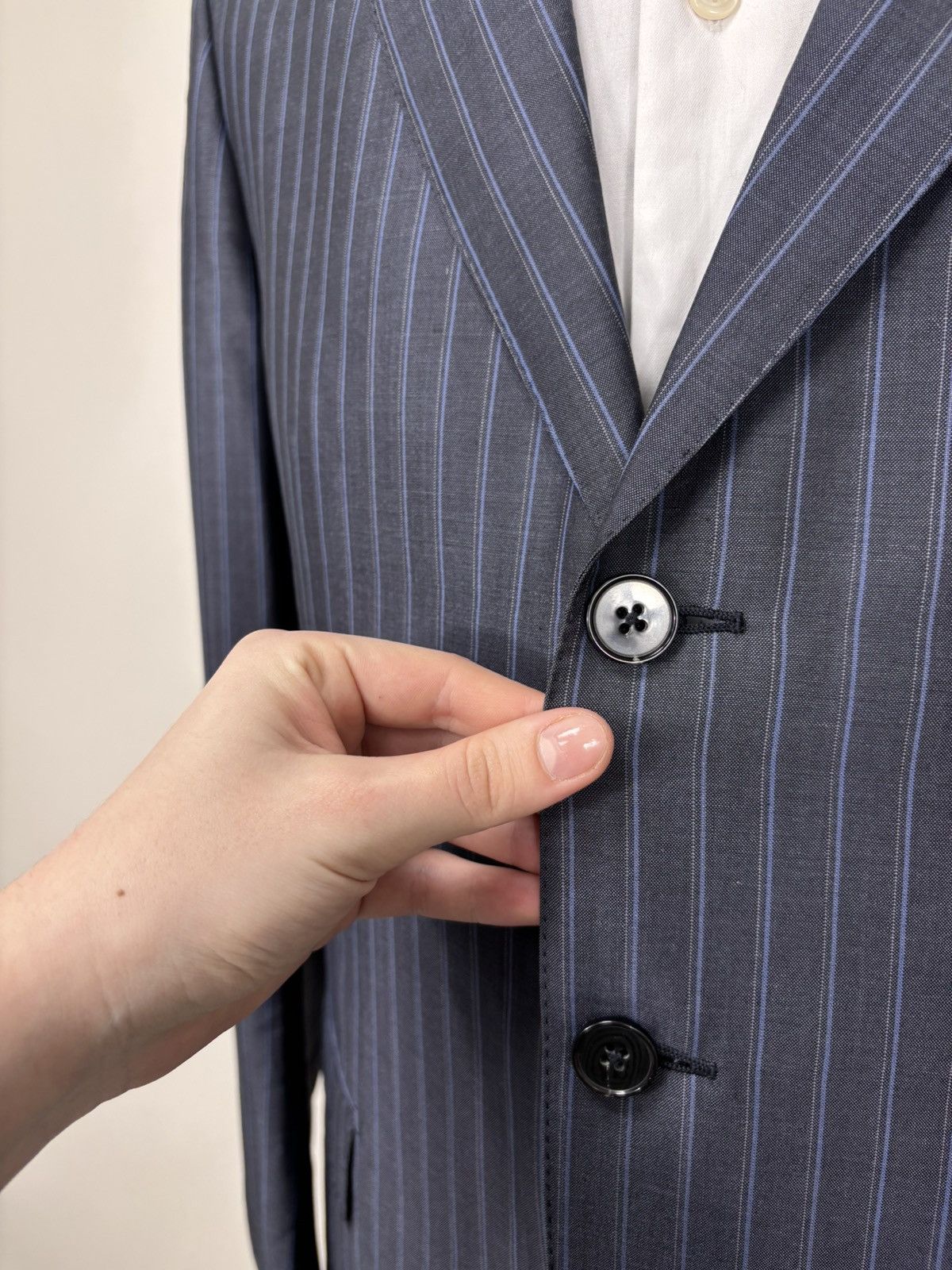 Ermenegildo Zegna Ermenegildo Zegna Summer Trofeo Men’s Striped Blazer Jacket Size 42R - 5 Thumbnail