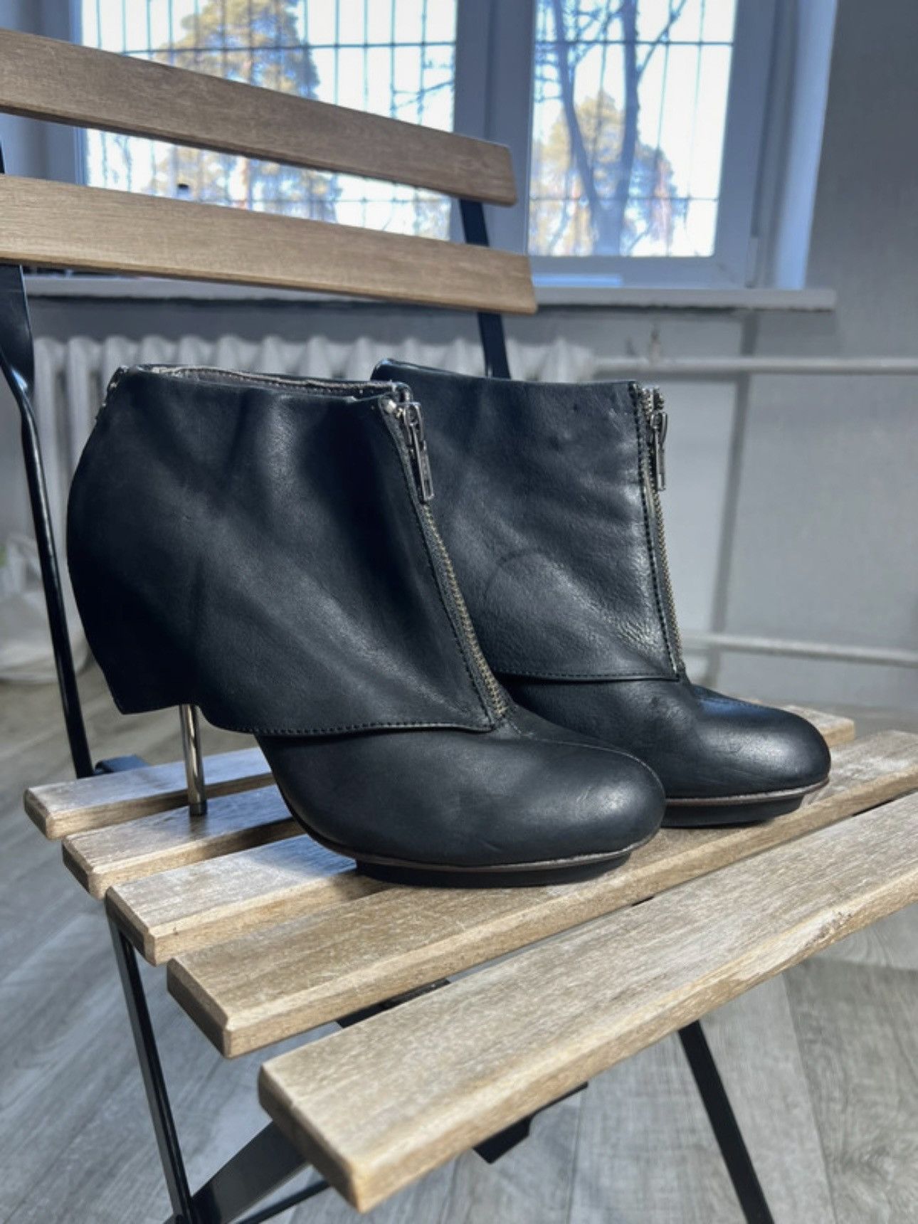 UNITED NUDE Rare UNITED NUDE Heels Avant Garde Like Ann Demeulemeester Size US 7 / IT 37 - 2 Thumbnail
