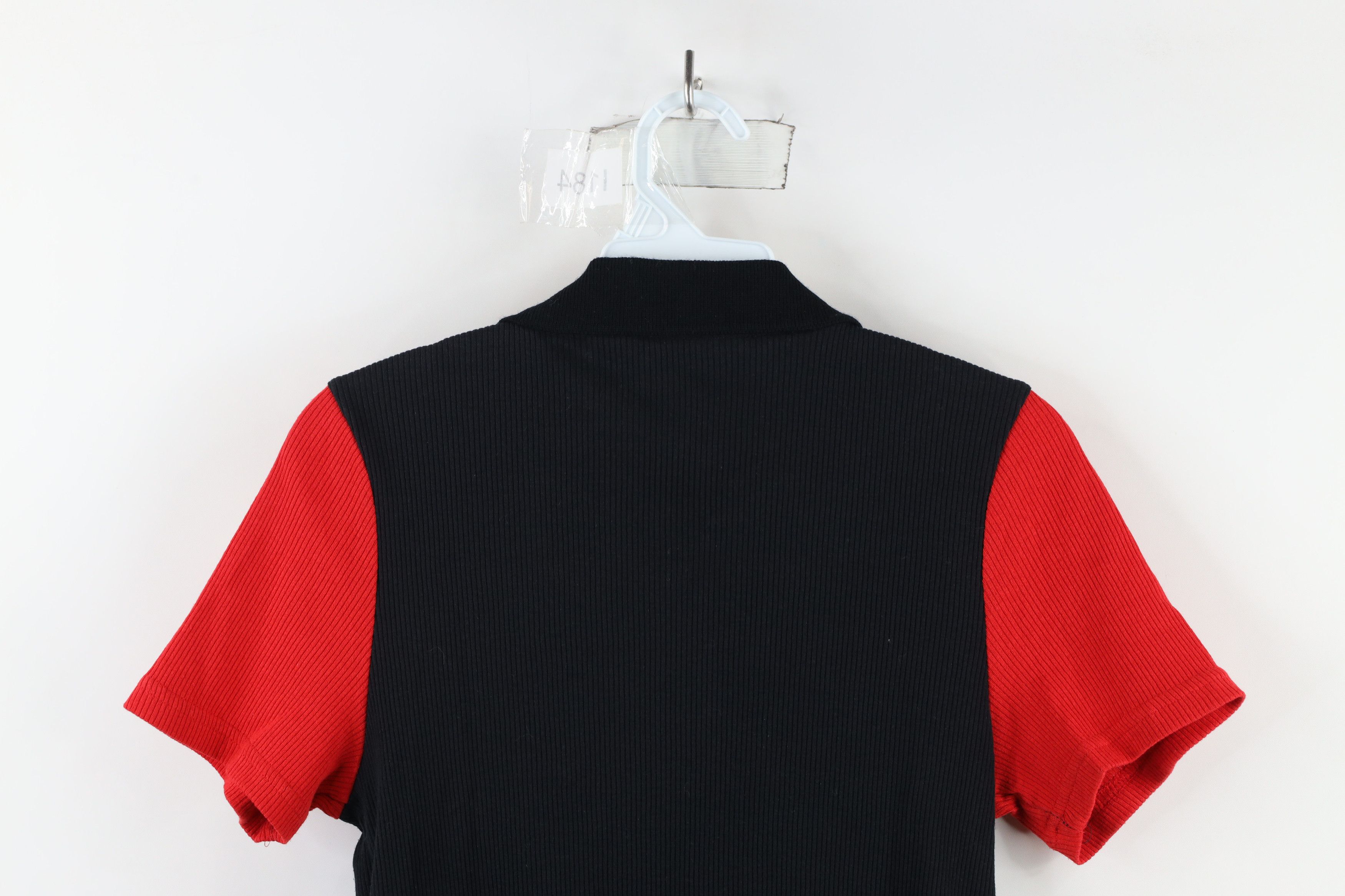 Vintage Vintage 90s Streetwear Knit Full Zip Collared Polo Shirt USA Size M / US 6-8 / IT 42-44 - 7 Thumbnail
