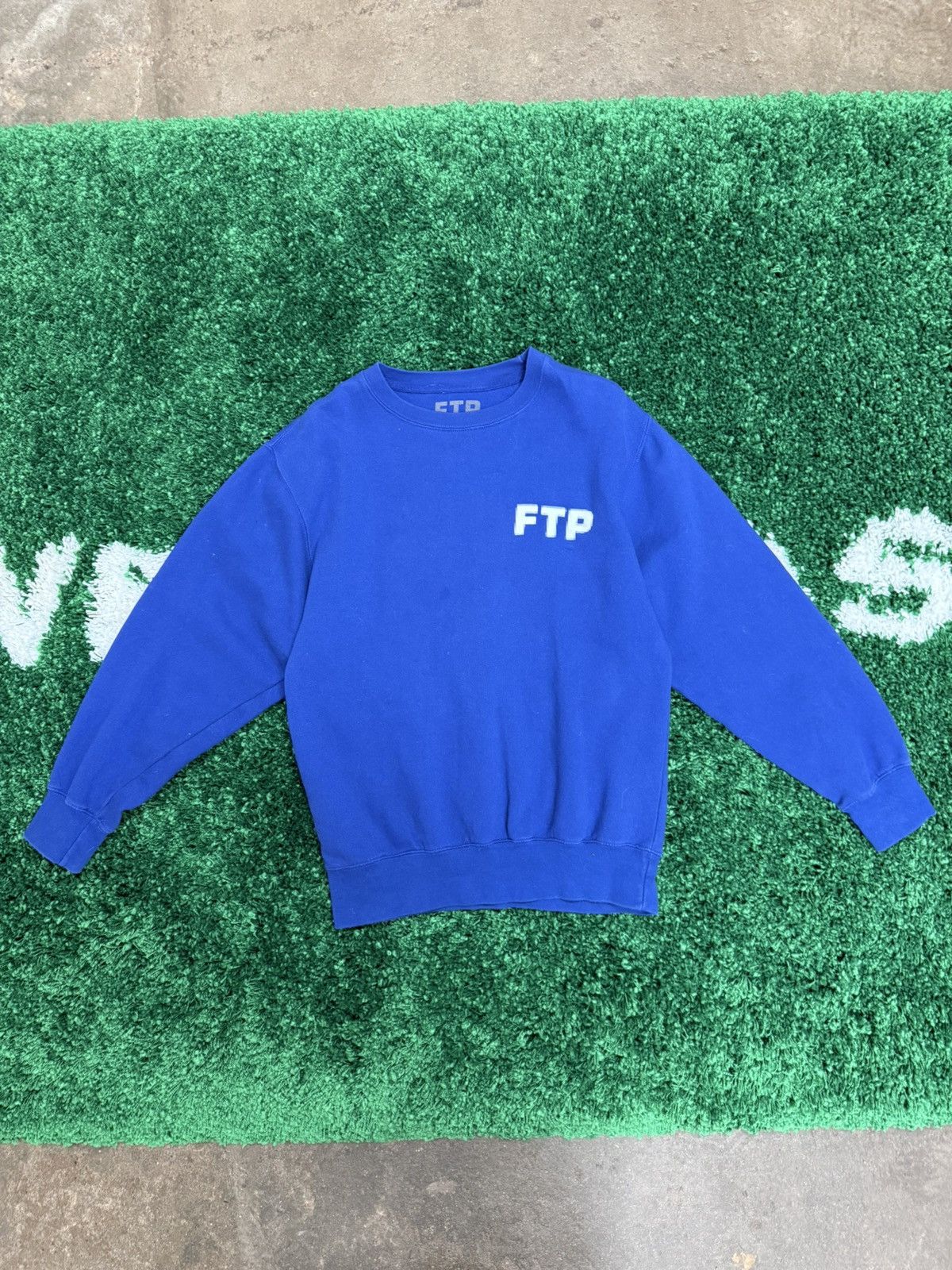 Fuck The Population Fuck The Population Blue Pixel / Blue Logo Sweatshirt Medium Size US M / EU 48-50 / 2 - 3 Thumbnail