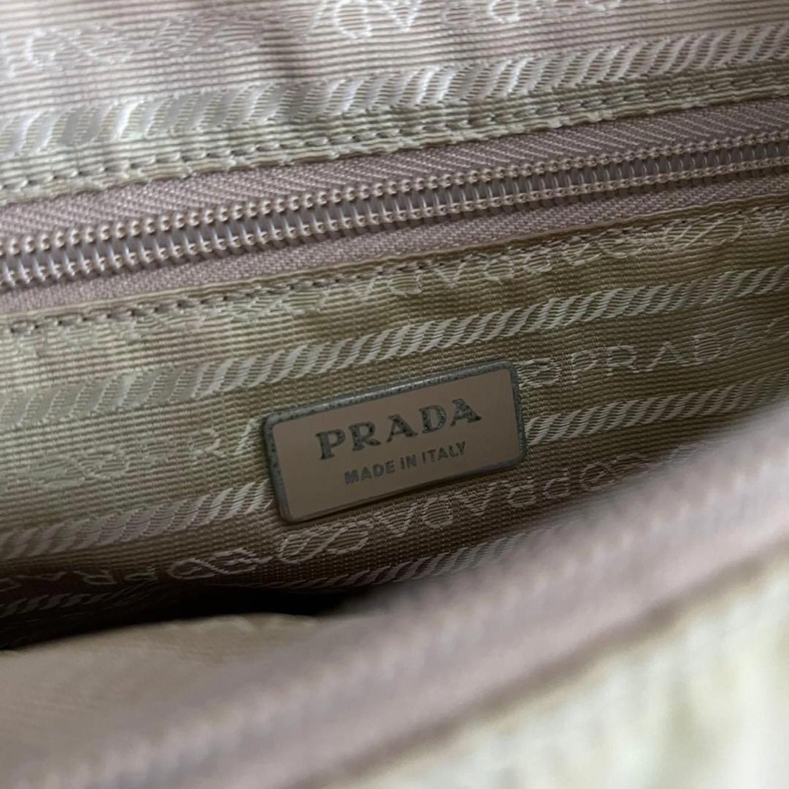 Prada Prada - Shoulder Bag Beige Nylon Size ONE SIZE - 6 Thumbnail