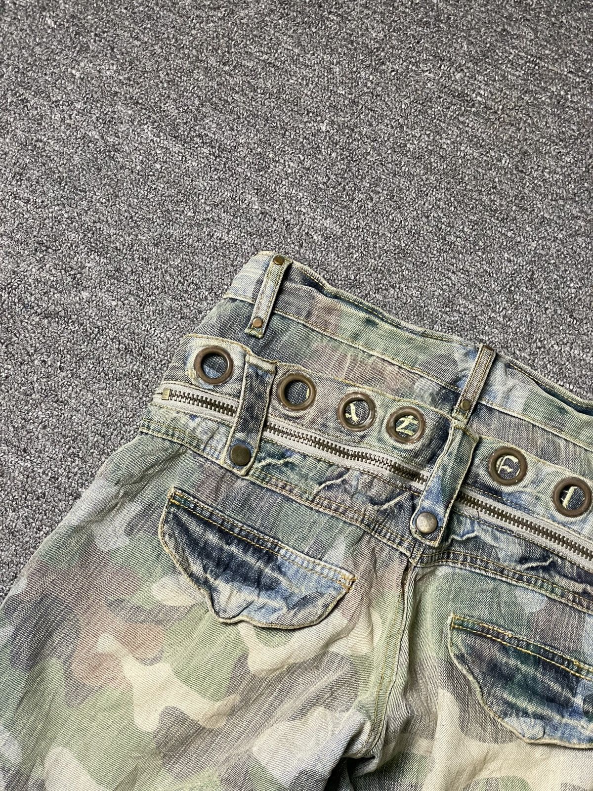 Japanese Brand × Vintage Vintage CRAZY LEOPARD Denim Shorts (95) Size US 28 / EU 44 - 20 Thumbnail