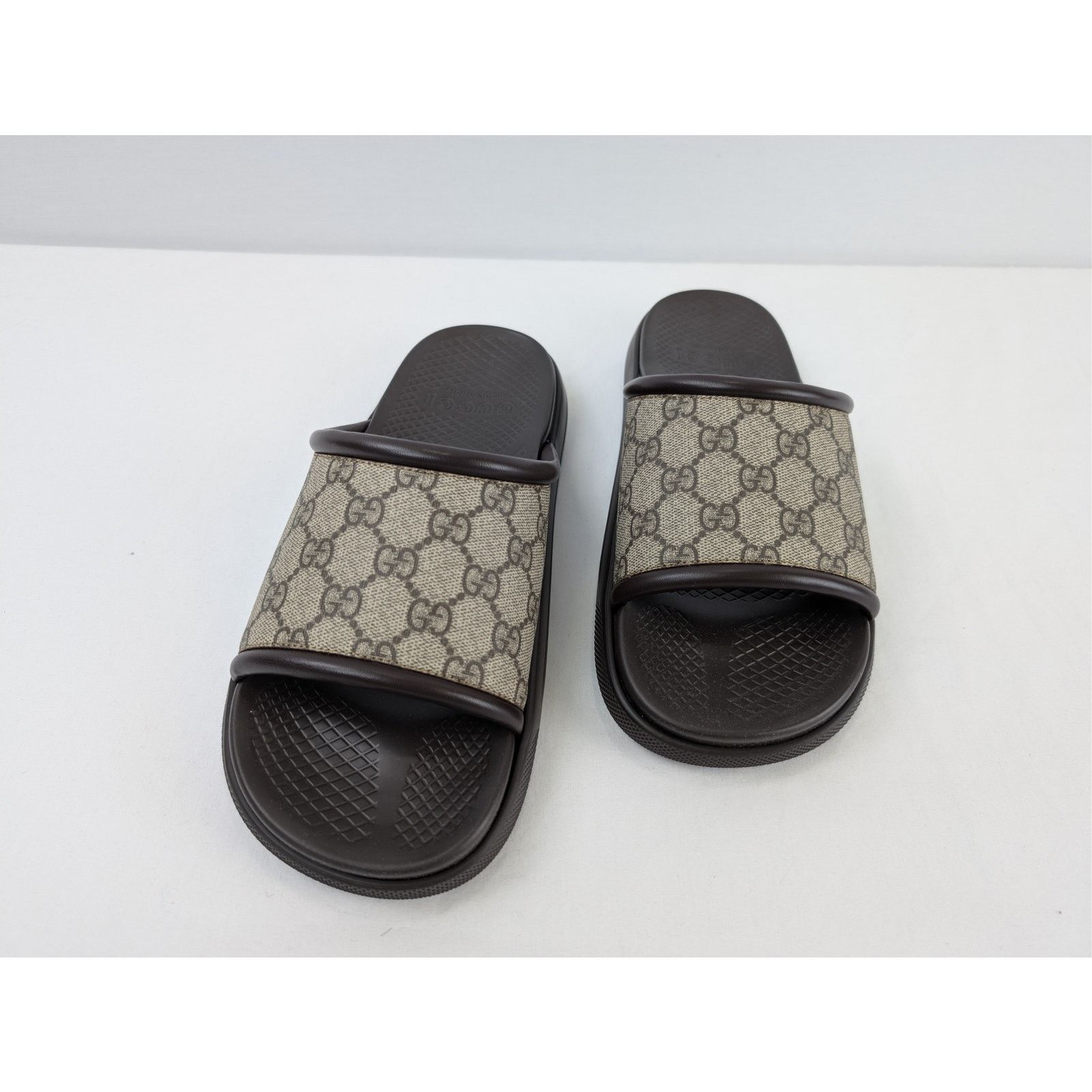 Gucci o1rshd1 Supreme Nappa Samoa Sandal Plastic R.S Slipper Beige Size US 8.5 / EU 41-42 - 7 Thumbnail