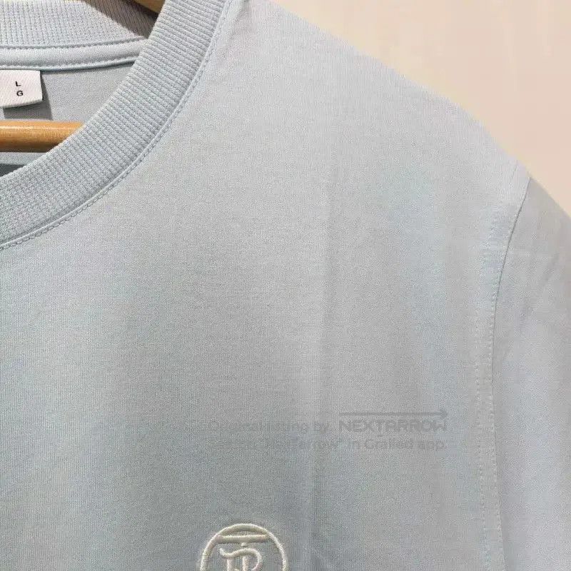 Burberry Burberry Light Blue Embroidered Short Sleeve T-Shirt. Size XXS / US 00 / IT 34 - 5 Thumbnail