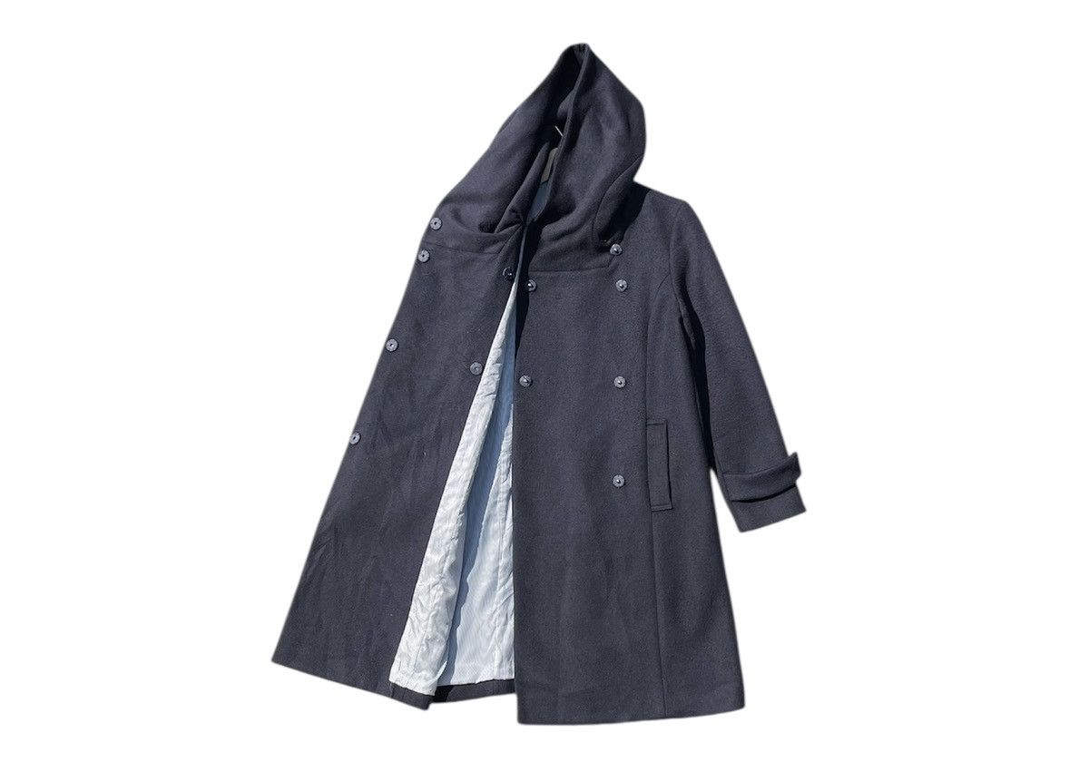 ATSURO TAYAMA 🔥Accept Binding🔥 Atsuro Tayama Black Wool Peacoat With Hood Size S / US 4 / IT 40 - 2 Thumbnail