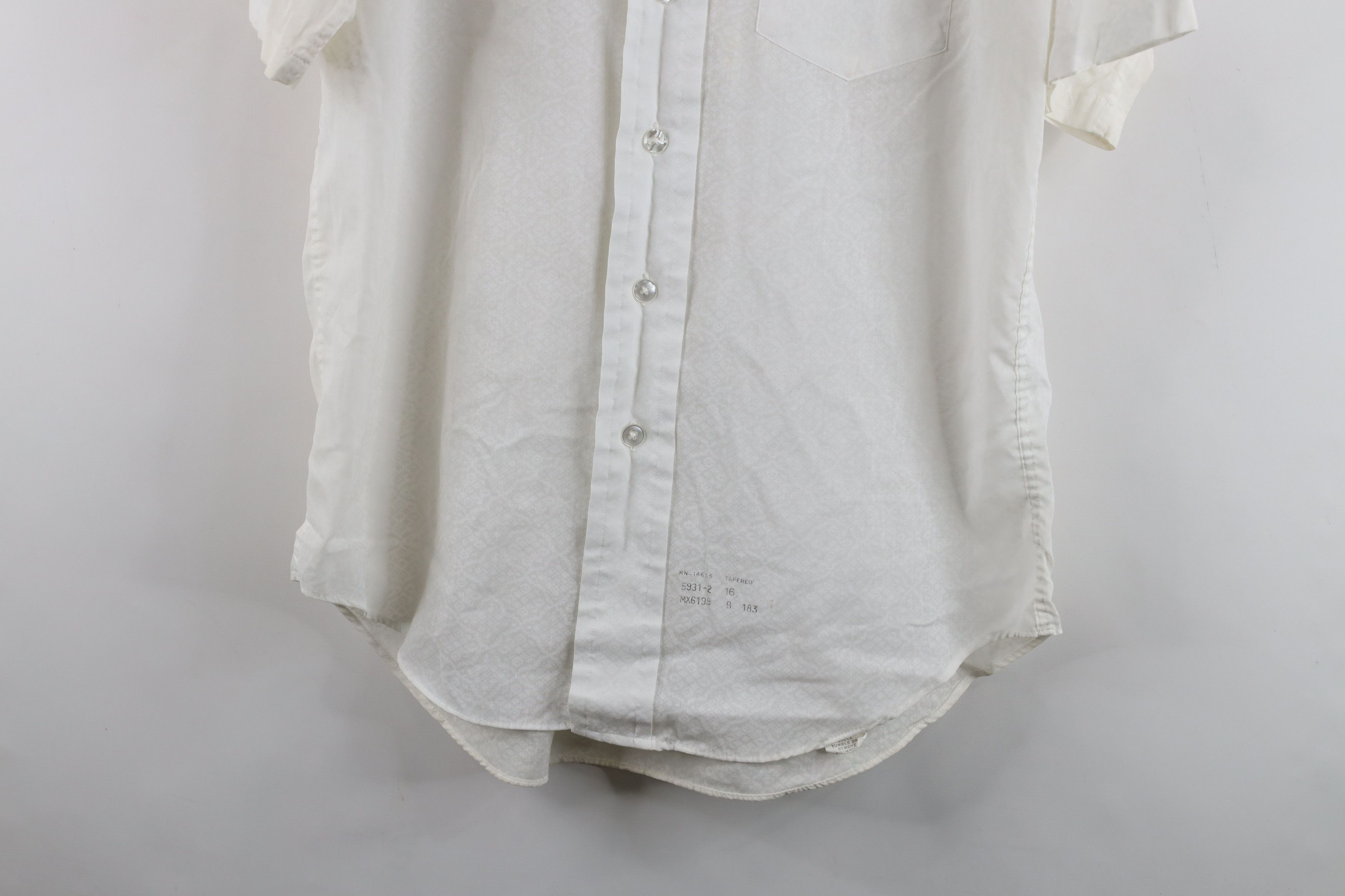 Vintage Vintage 60s 70s Streetwear Short Sleeve Button Shirt USA Size US M / EU 48-50 / 2 - 3 Thumbnail