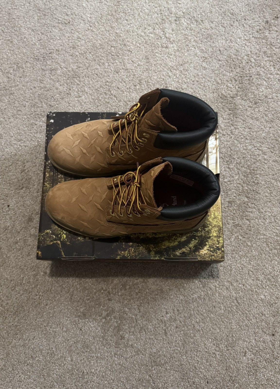 Supreme Supreme “Diamond Plate” Timberland Boots Size US 10 / EU 43 - 5 Thumbnail