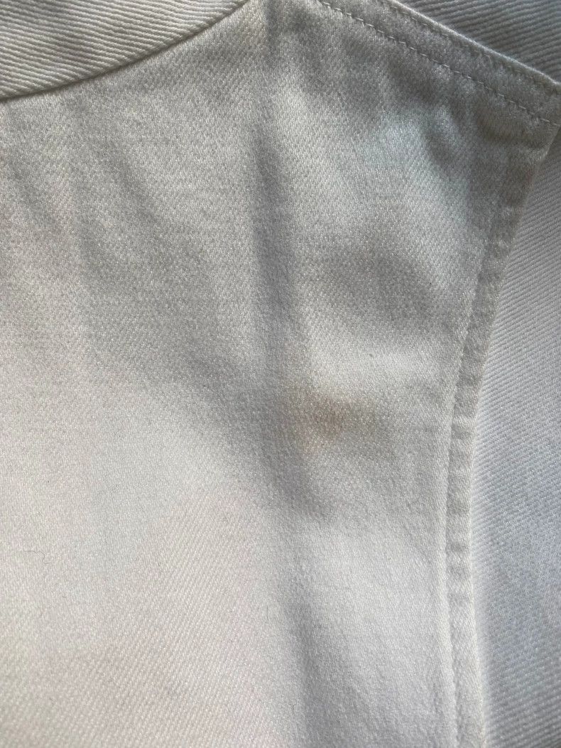 Raf Simons Raf simons size 1 Cotton twill white denim vest Size 36R - 6 Thumbnail