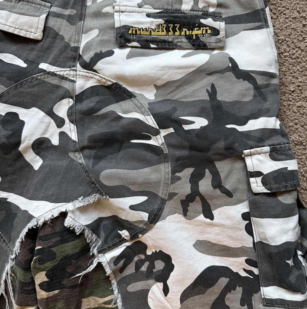 Project G/R x Murd333r.fm Double Layered Cargo Shorts