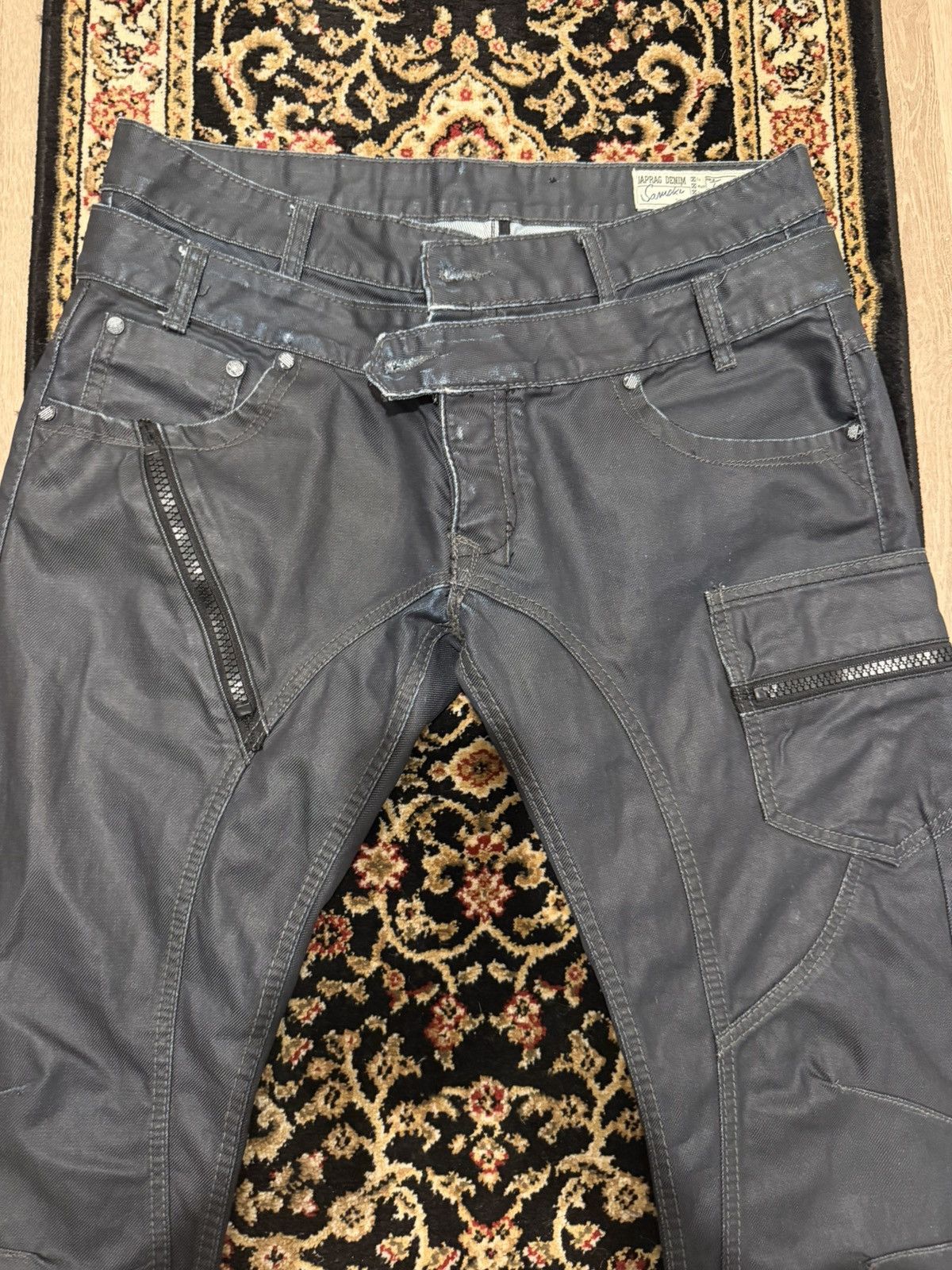 Japanese Brand Japrag Demin Jeans Size US 33 - 2 Thumbnail