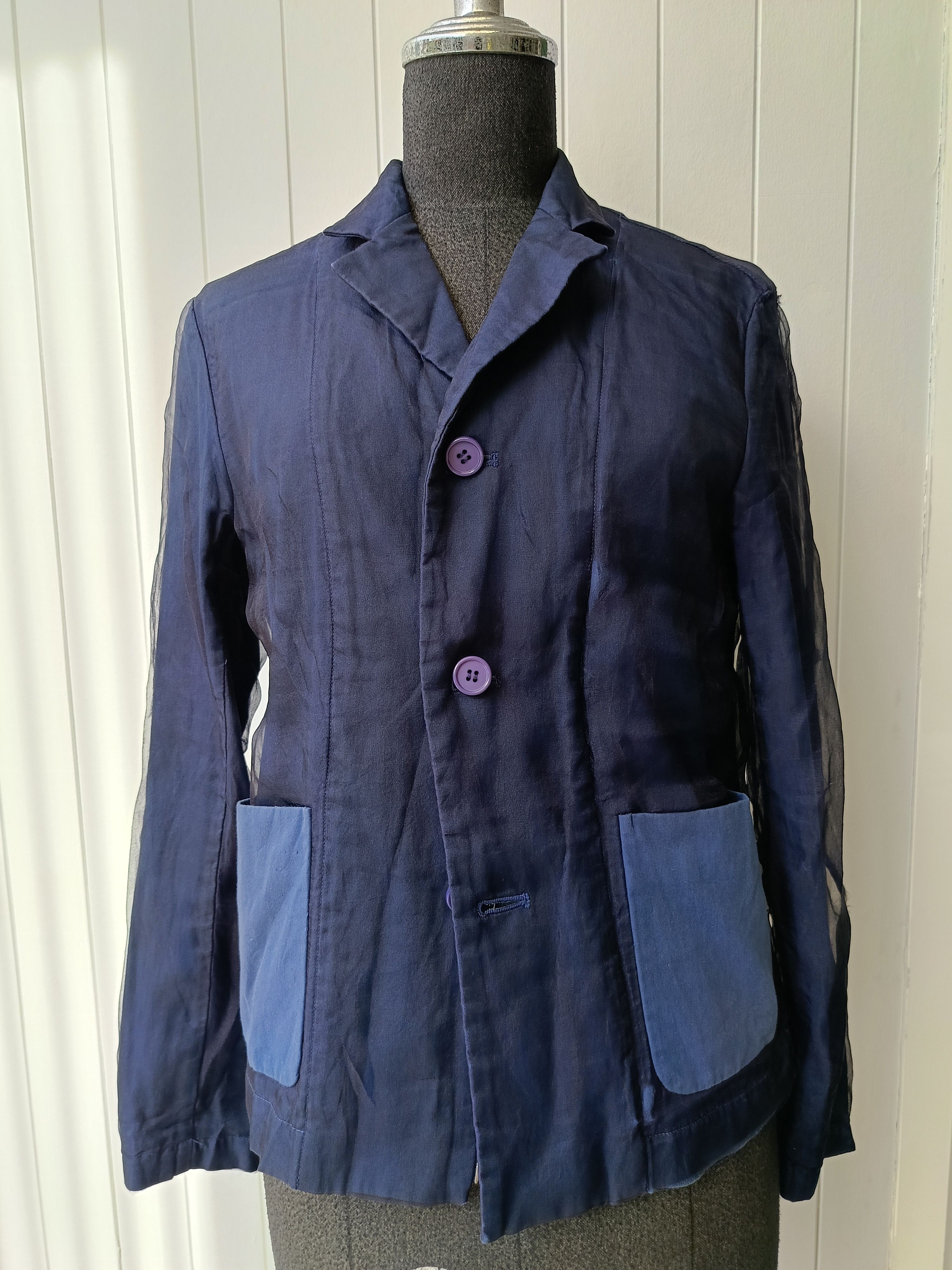 Comme des Garcons × Tricot Comme des Garcons Comme des garcons Tricot Japan AD1999 90s blazer coat jacket Size S / US 4 / IT 40 - 13 Thumbnail