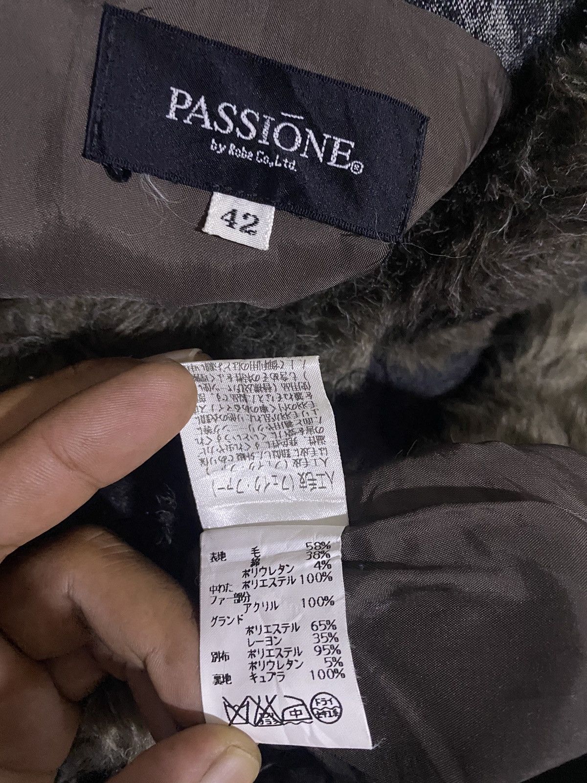 If Six Was Nine × Japanese Brand 🇯🇵 Robe Co Ltd FUR DENIM JACKET Size US M / EU 48-50 / 2 - 7 Thumbnail