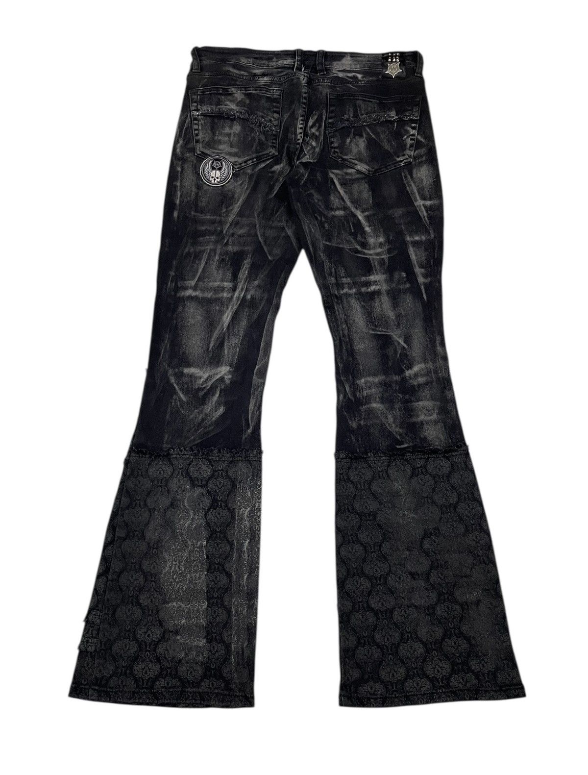 If Six Was Nine Wornstar Nightfall Flare Jeans Hysteric Glamour Style Size US 32 / EU 48 - 6 Thumbnail