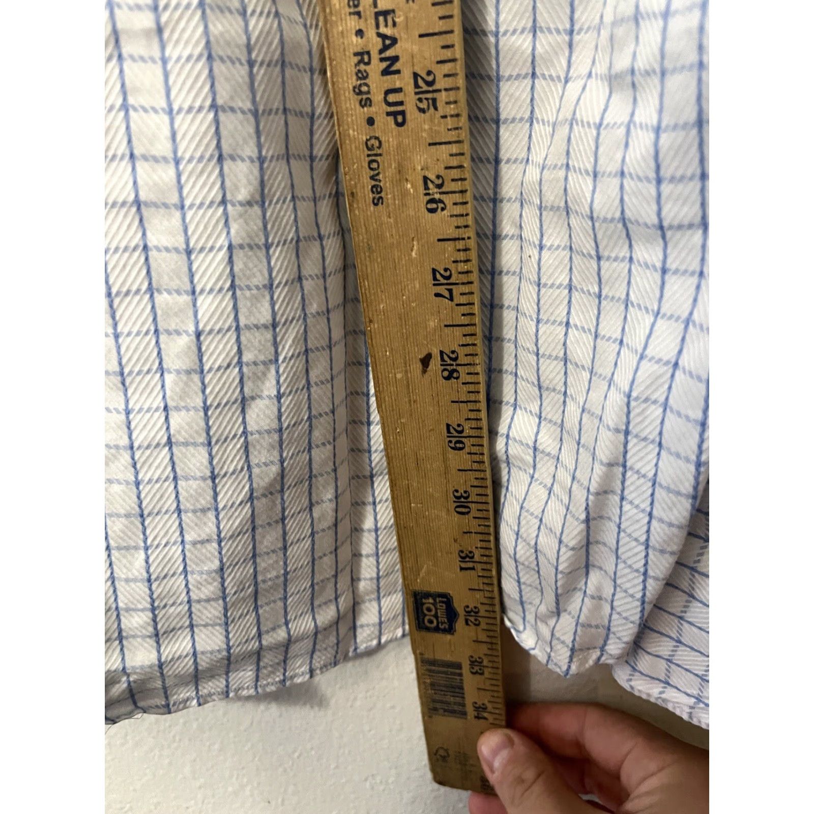 Ted Baker Ted baker Shirt Plaid Long Sleeve White 16.5 Mens Regular Button-Up Size US L / EU 52-54 / 3 - 4 Thumbnail
