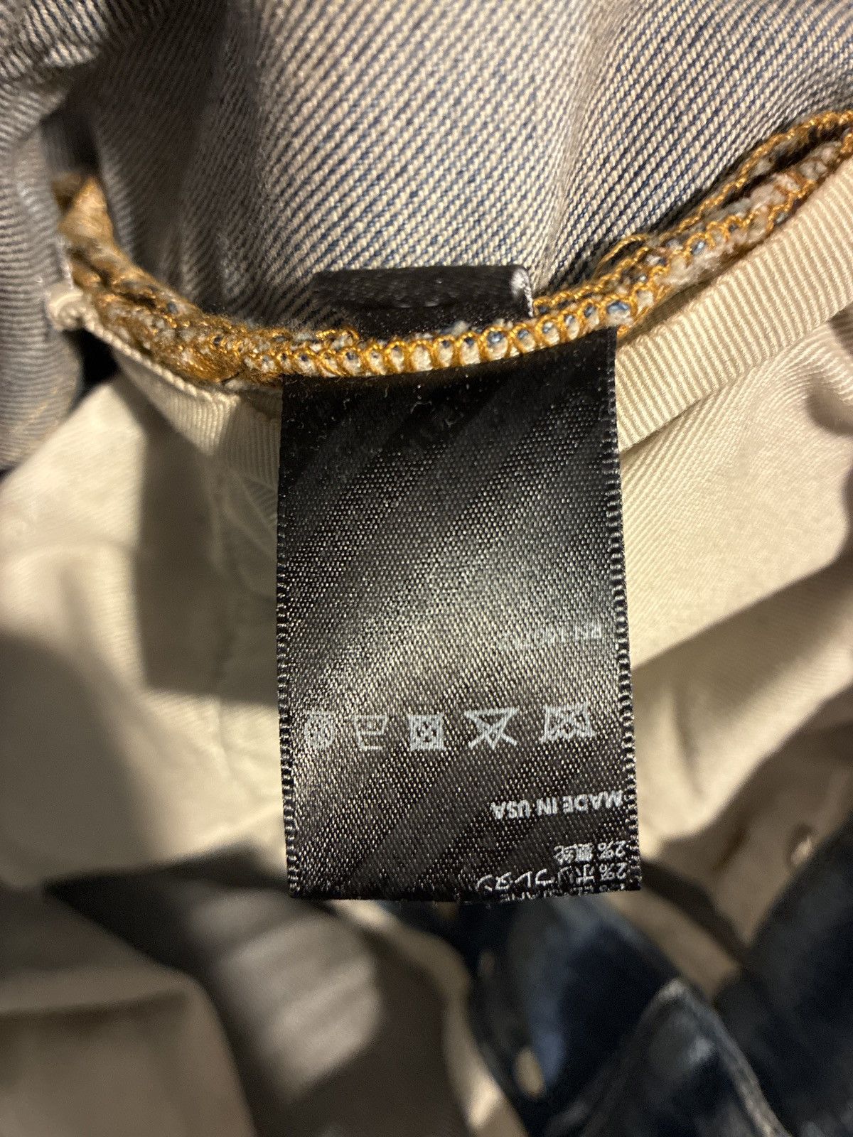 Amiri Amiri MX1 Tie Dye Camo Jean “Light Indigo” Size US 28 / EU 44 - 6 Thumbnail