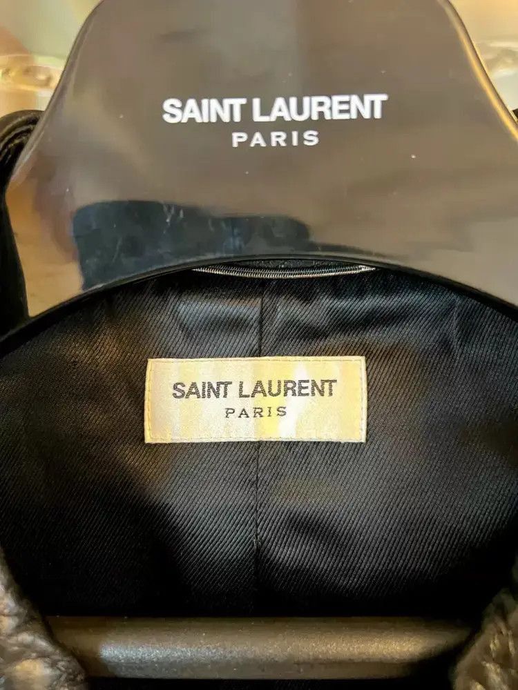 Saint Laurent Paris Sz 46 Saint Laurent Paris 15AW Badge Leather Jacket-2507 Size US S / EU 44-46 / 1 - 2 Thumbnail