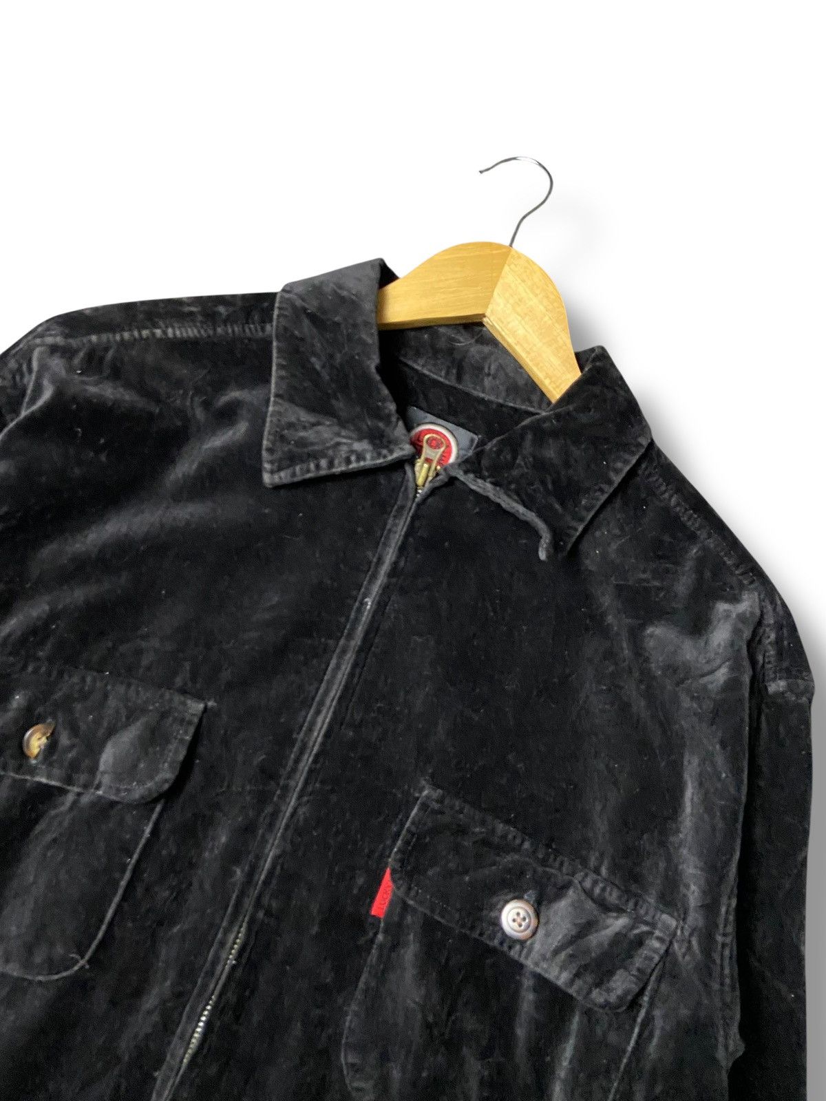 Japanese Brand Lucky Strike Original Velvet Zip Up Jacket (169) Size US L / EU 52-54 / 3 - 2 Thumbnail