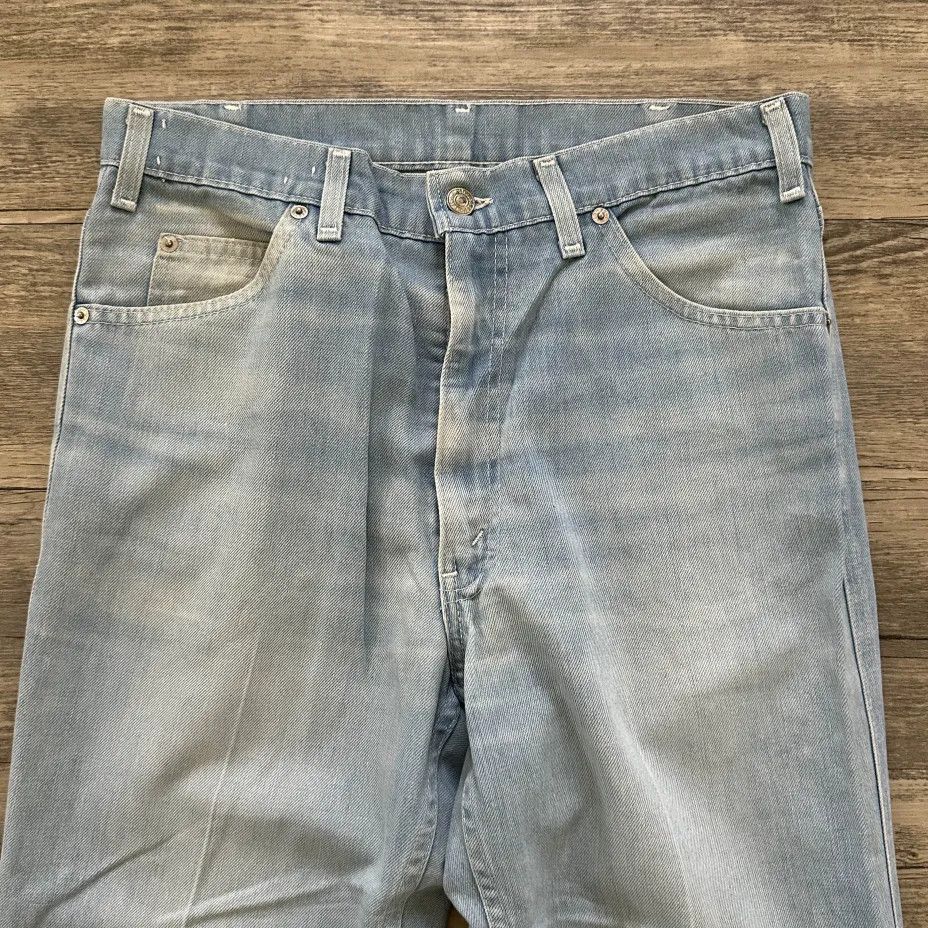 Levi's Vintage 70s Levi's Movin On Blue Tab Denim Jeans Size 32x20 Size US 32 / EU 48 - 7 Thumbnail