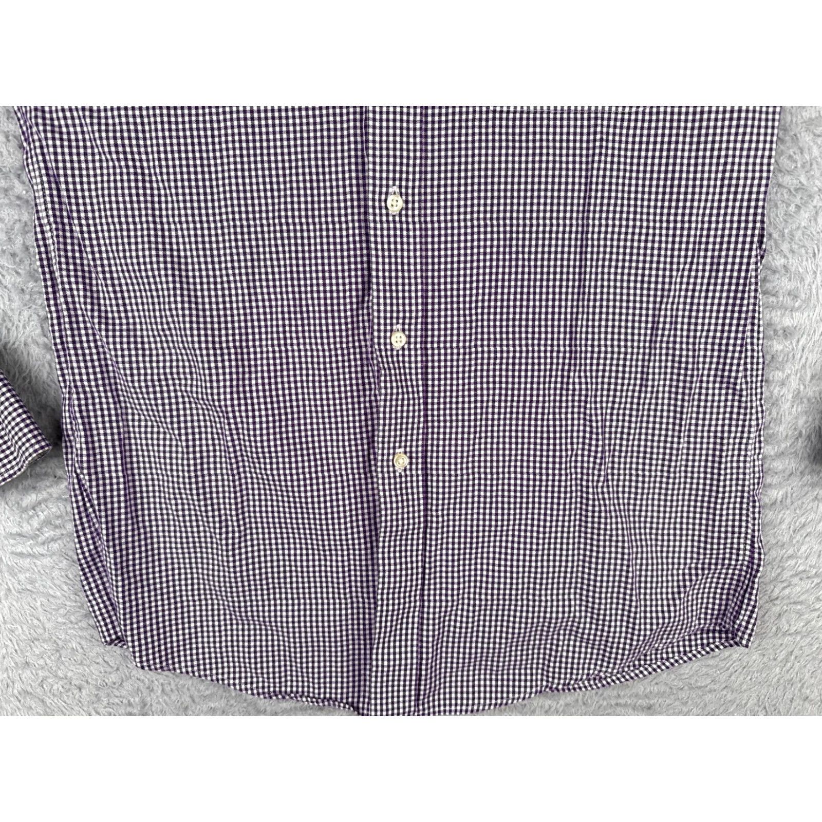 Tommy Hilfiger VINTAGE Tommy Hilfiger Shirt Men Purple Plaid Button-Up Long Sleeve 34-35 15.5 Button-Down Collar All Seasons Casual Designer Mens Size US M / EU 48-50 / 2 - 5 Thumbnail