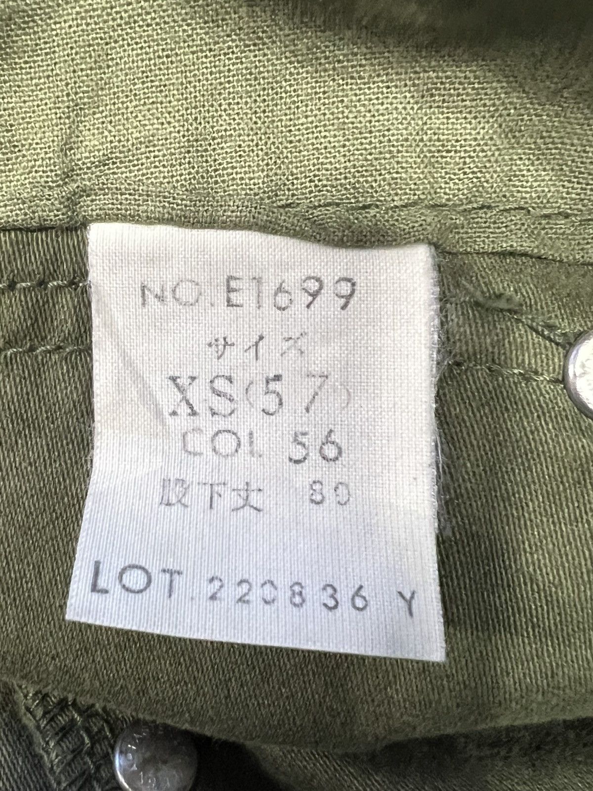 Japanese Brand × Vintage ET Boite japan cotton pant classic bondage army green Size US 30 / EU 46 - 9 Thumbnail