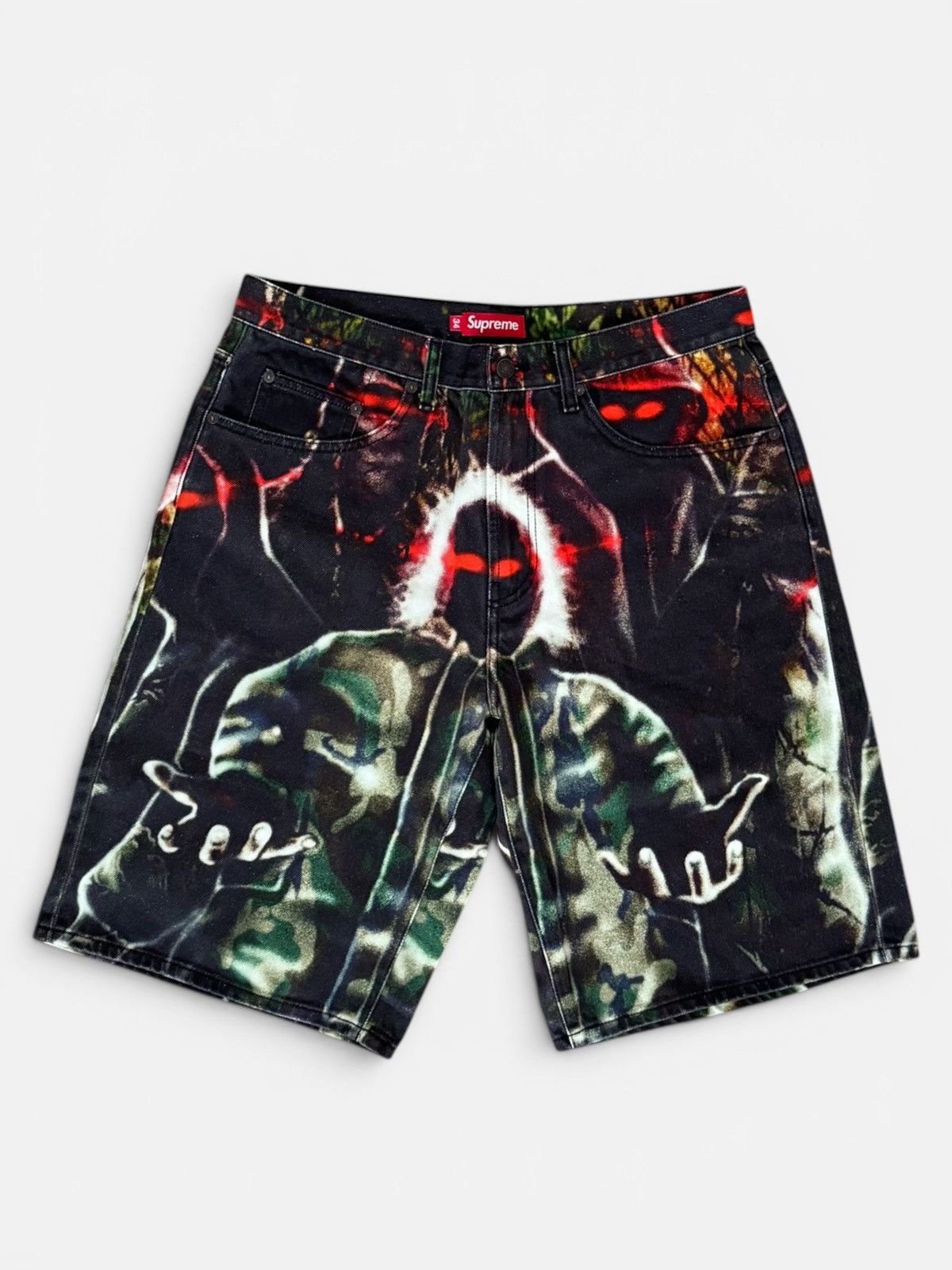 Supreme Supreme Shadows Baggy Denim Shorts Art Dealer 36 SS26