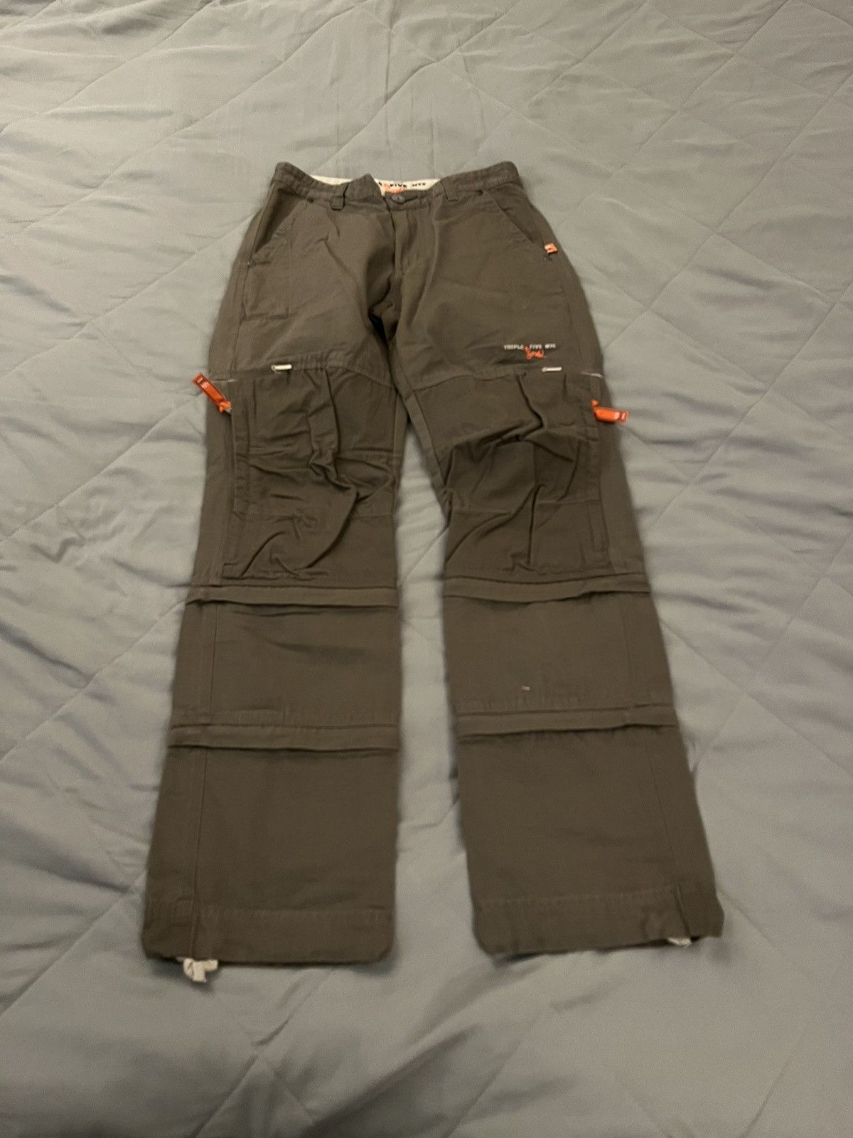 image of Triple 5 Soul x Vintage Triple Five Soul Cargo Pants in Olive, Women's (Size 28)