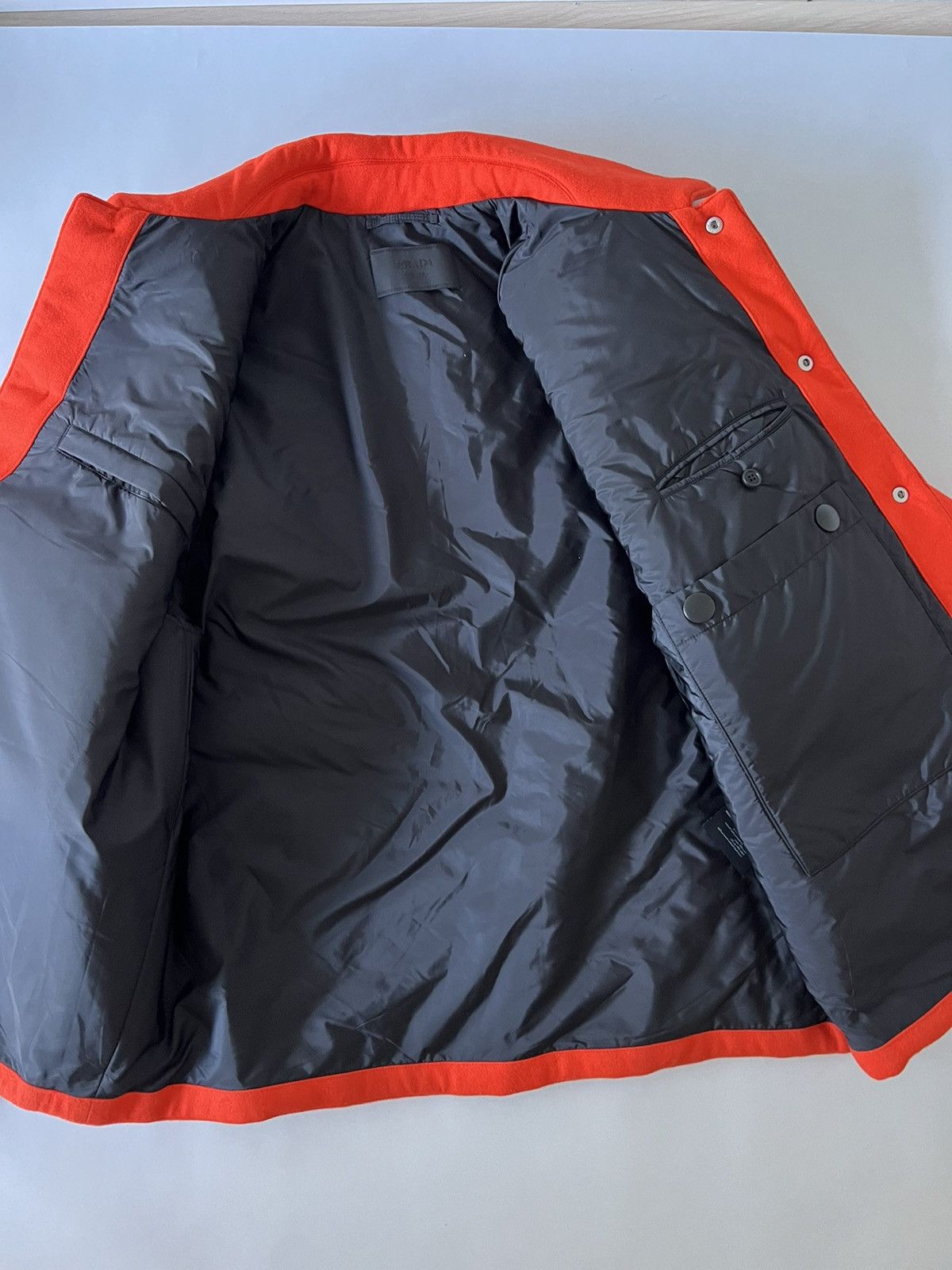 Prada Prada FW18 Logo Wool Padded Jacket Size US S / EU 44-46 / 1 - 11 Thumbnail