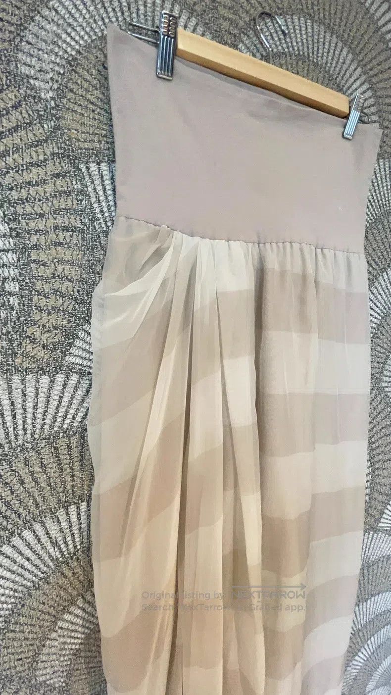 Other Brunello Cucinelli Real Silk Stripe Long Skirt Size 27" / US 4 / IT 40 - 4 Thumbnail