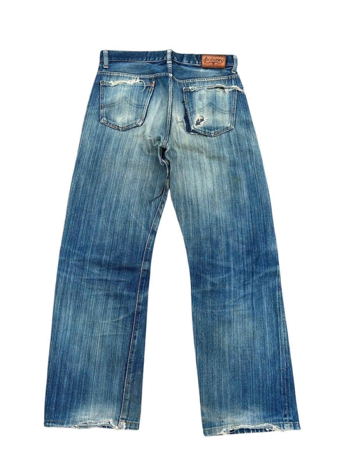 Kapital Thrashed Vintage Bobson Selvedge Denim Jeans Size US 31 - 14 Thumbnail