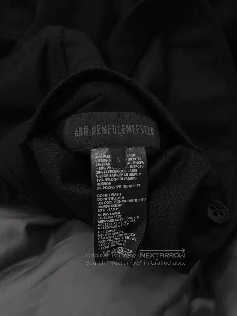 Ann Demeulemeester Ann Demeulemeester size S Black Blazer Jacket Size 38R - 5 Thumbnail