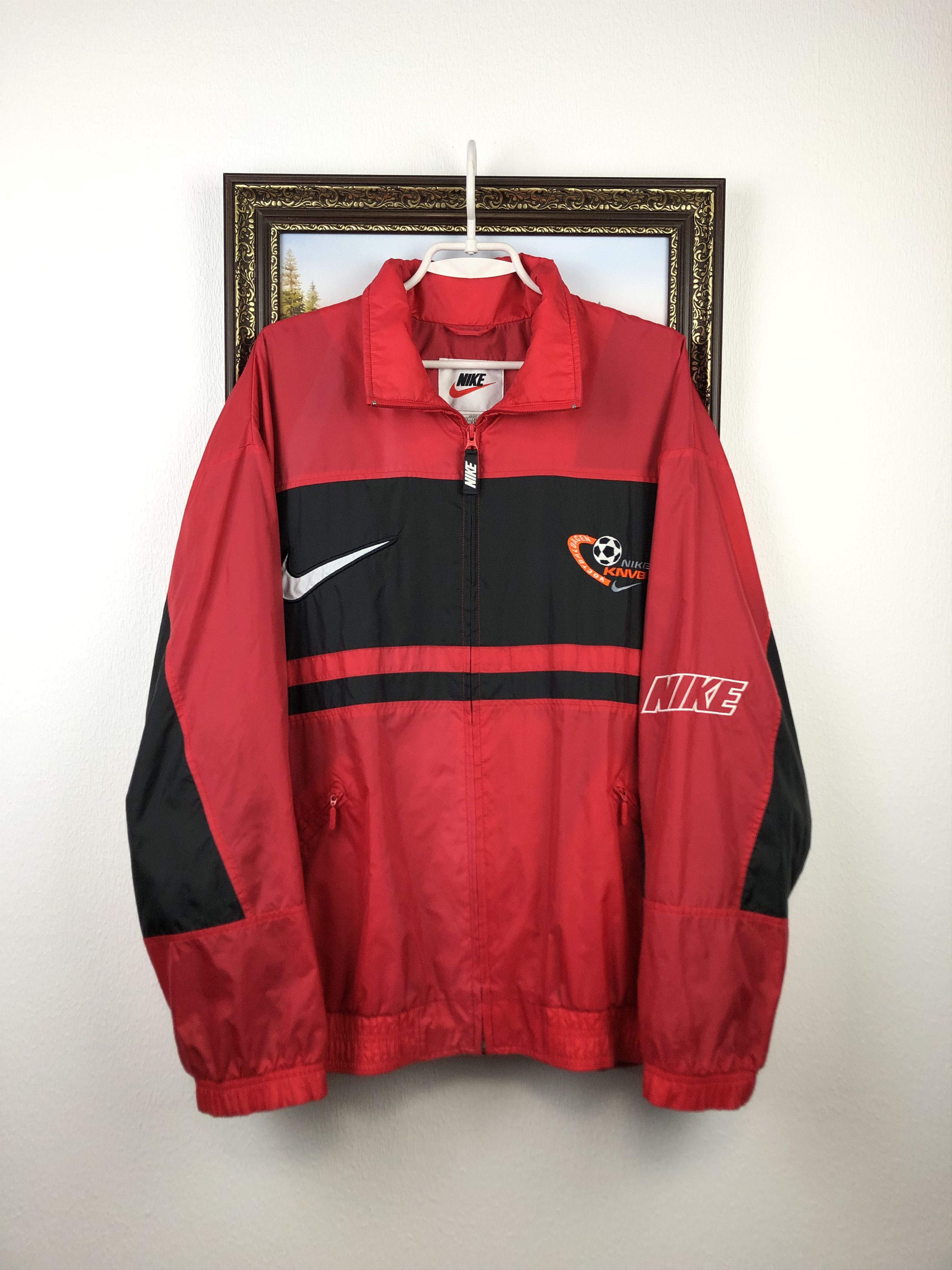Nike Vintage Nike Netherlands Holland Jacket Soccer Windbreaker Size US L / EU 52-54 / 3 - 1 Thumbnail