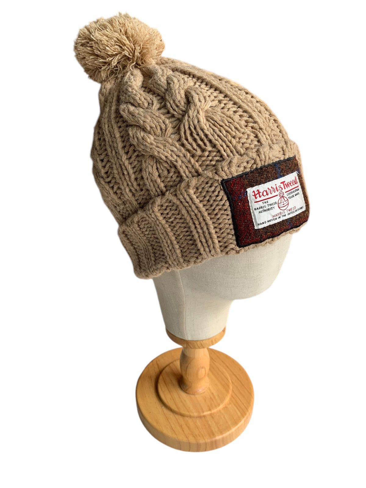 Japanese Brand × Kapital × Vintage Knitted Crochet Harris Tweed Winter Sessions Beanie Hats Size ONE SIZE - 1 Thumbnail