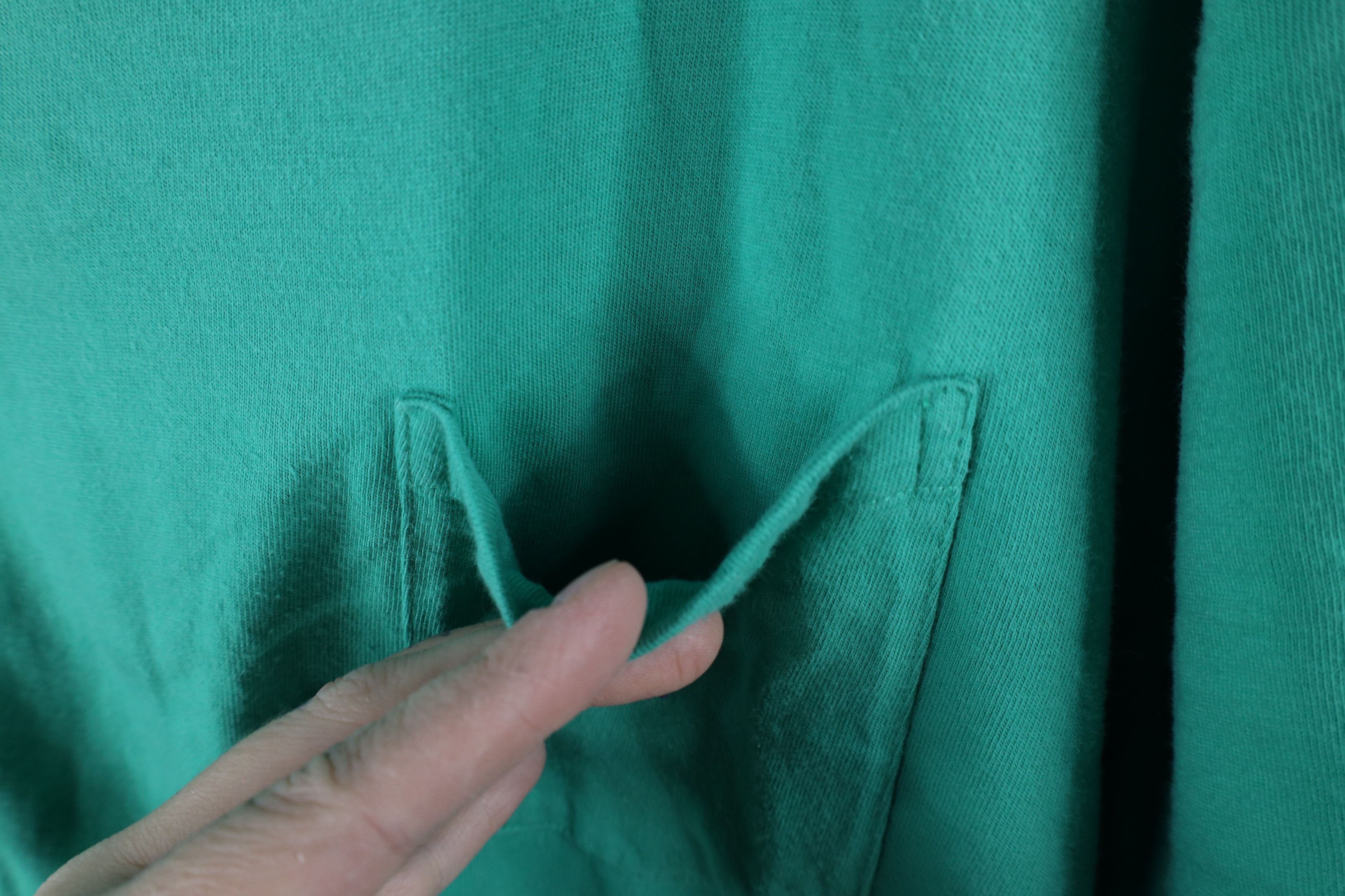 Ralph Lauren × Vintage Vintage 90s Ralph Lauren Short Sleeve Pocket T-Shirt Cotton Size US XL / EU 56 / 4 - 5 Thumbnail