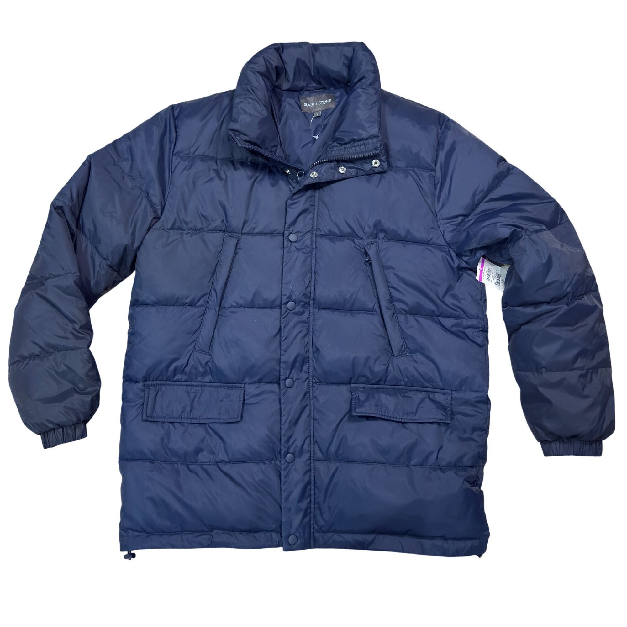 Slate & Stone Slate & Stone Men’s Down Puffer Jacket Size L Navy Blue MSRP Size US L / EU 52-54 / 3 - 2 Thumbnail