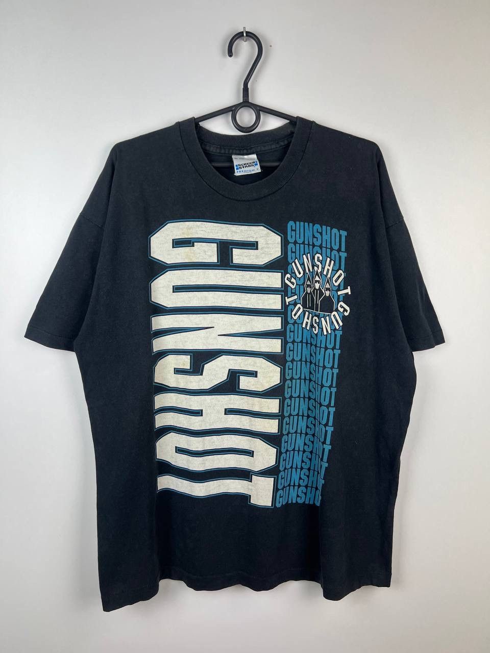 Vintage Gunshot 90s hip hop vintage t-shirts size XL Size US XL / EU 56 / 4 - 1 Thumbnail