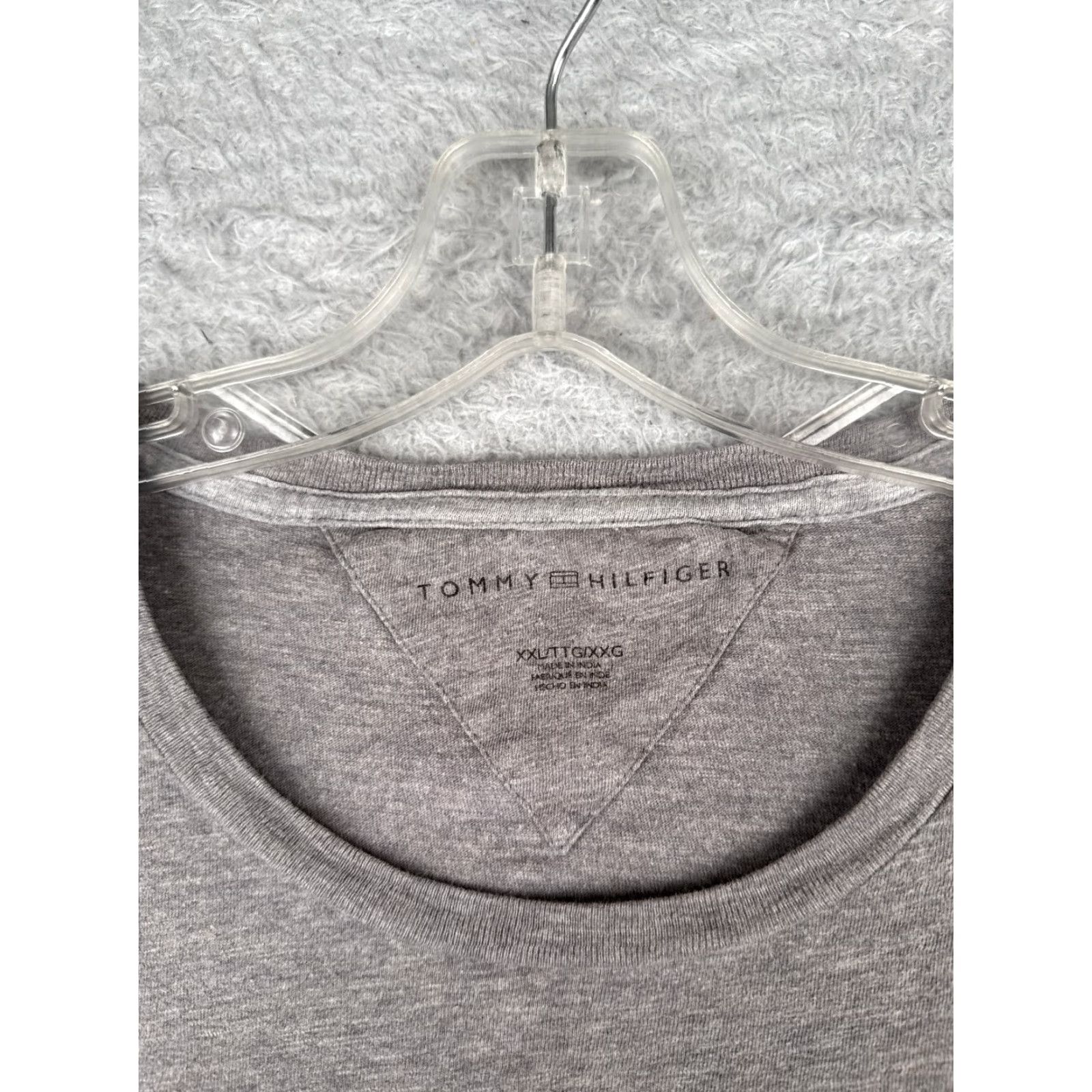 Tommy Hilfiger Tommy Hilfiger Shirt Adult 2XL XXL Gray Long Sleeve Crew Neck Cotton 1985 NYC Size US XXL / EU 58 / 5 - 7 Thumbnail