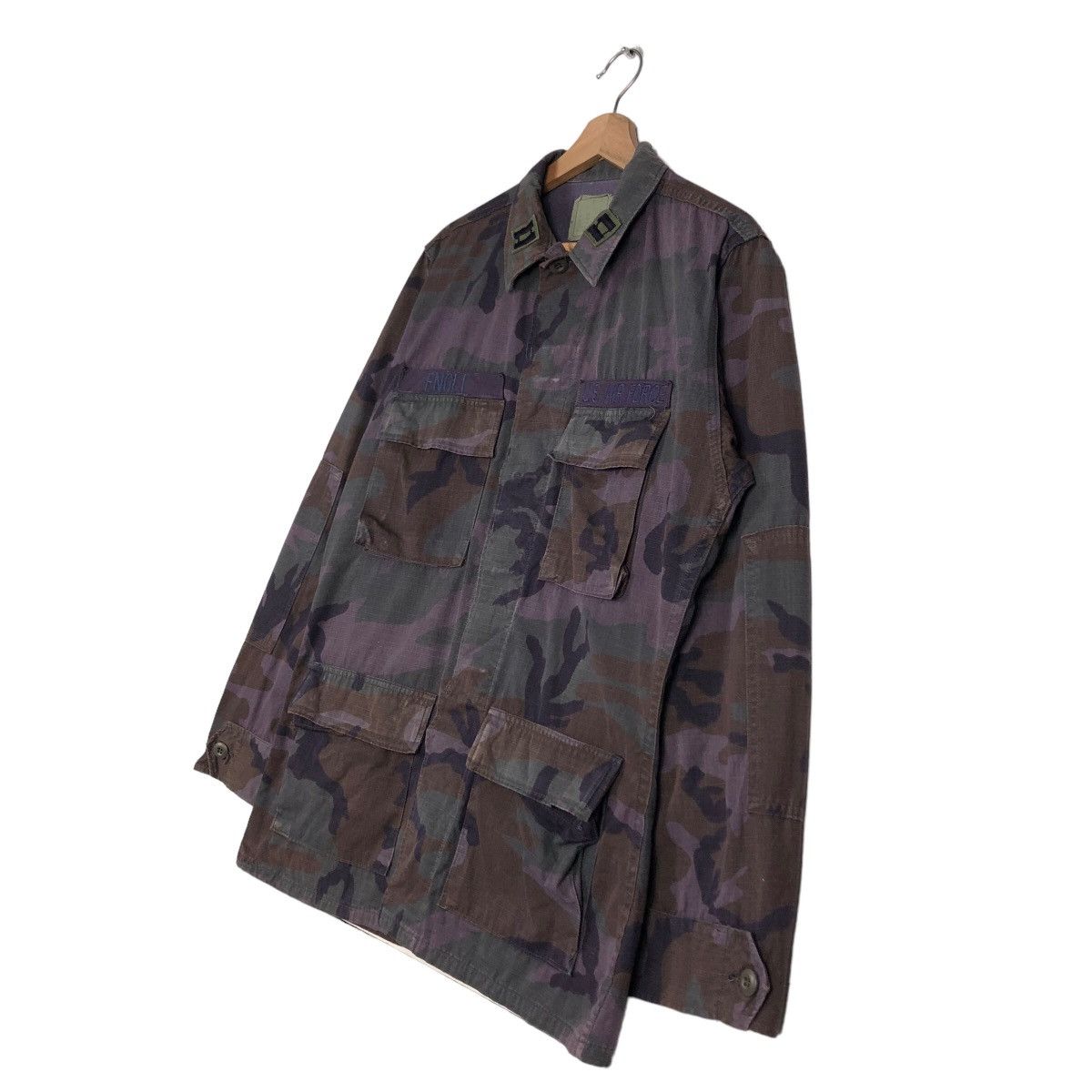 Vintage 🔥Vintage Military US Air Forces Chore Cargo Jacket Pockets Size US S / EU 44-46 / 1 - 2 Thumbnail
