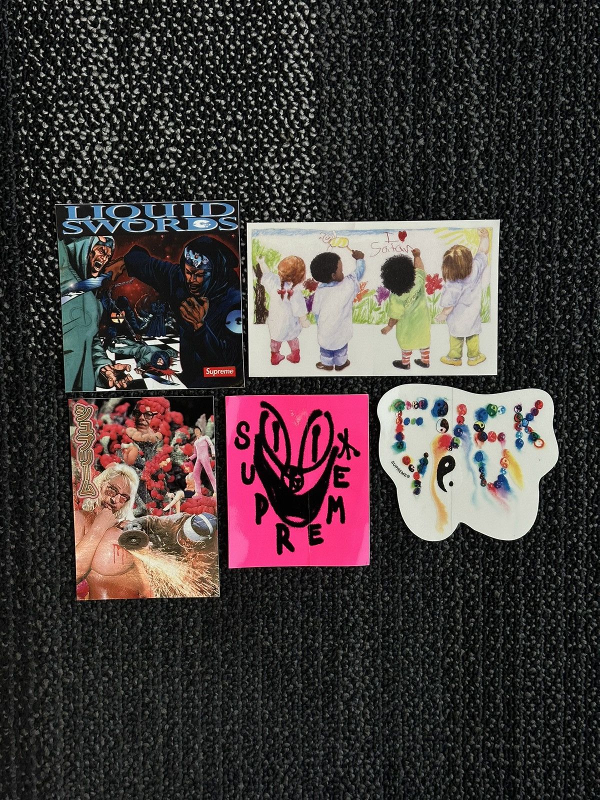 Supreme 5x Supreme Stickers Lot Size ONE SIZE - 1 Preview
